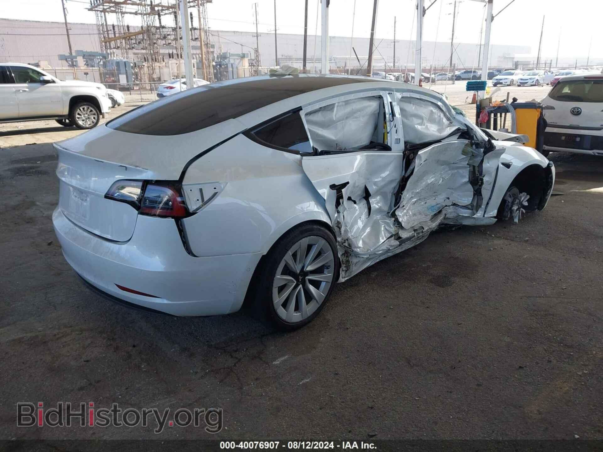 2022 TESLA MODEL 3 - VIN: 5YJ3E1EA8NF199779 - Фото 4