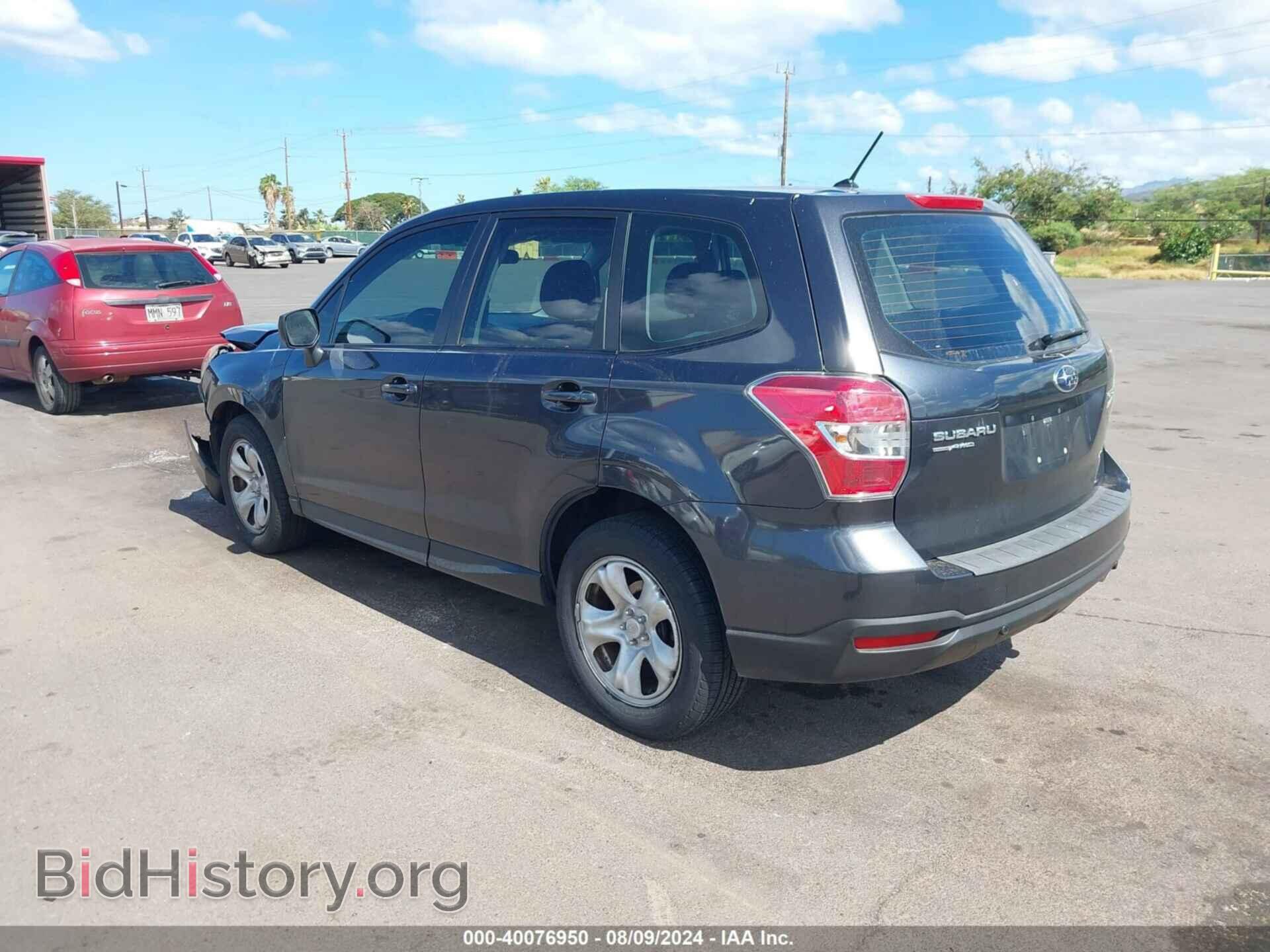 2014 SUBARU FORESTER - VIN: JF2SJAAC0EH502697 - Фото 3