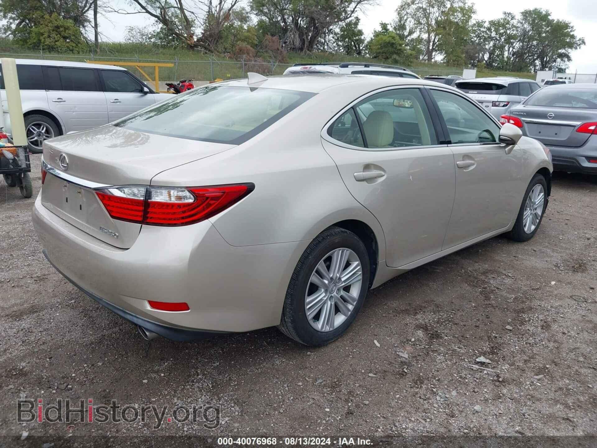 2015 LEXUS ES 350 - VIN: JTHBK1GG3F2158680 - Фото 4