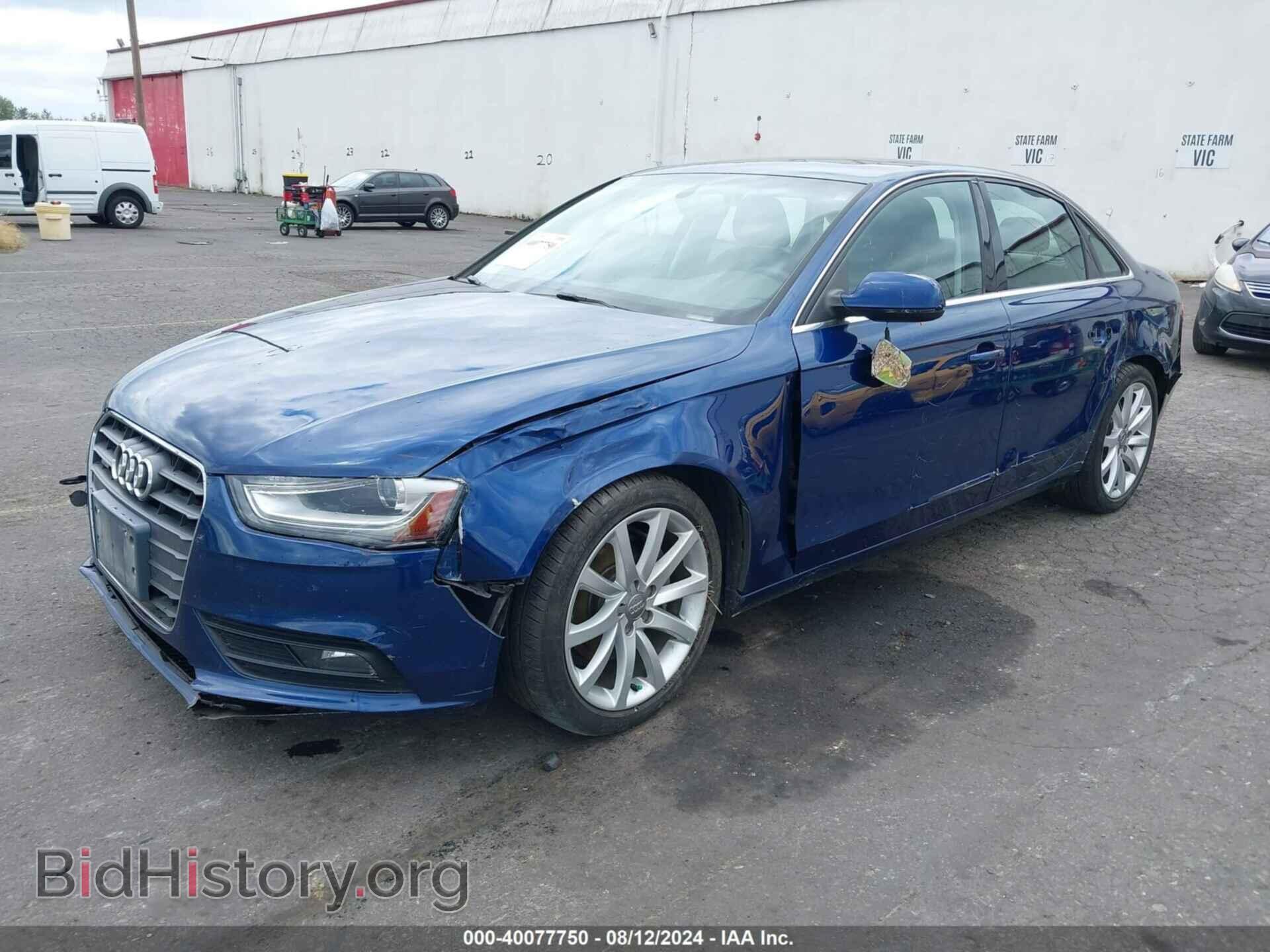 2013 AUDI A4 - VIN: WAUHFAFL7DA182186 - Фото 2