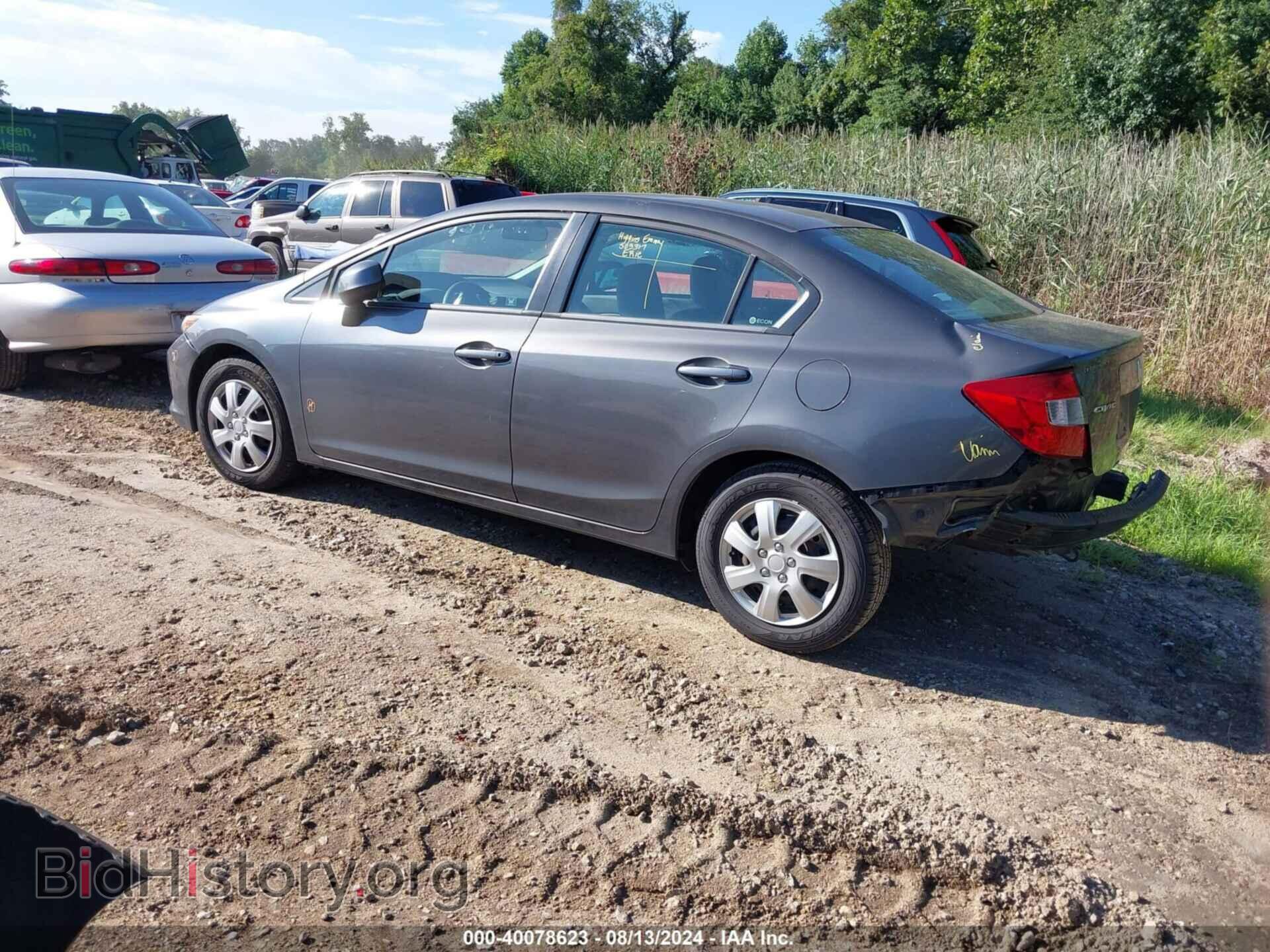2012 HONDA CIVIC - VIN: 2HGFB2F56CH589611 - Фото 3