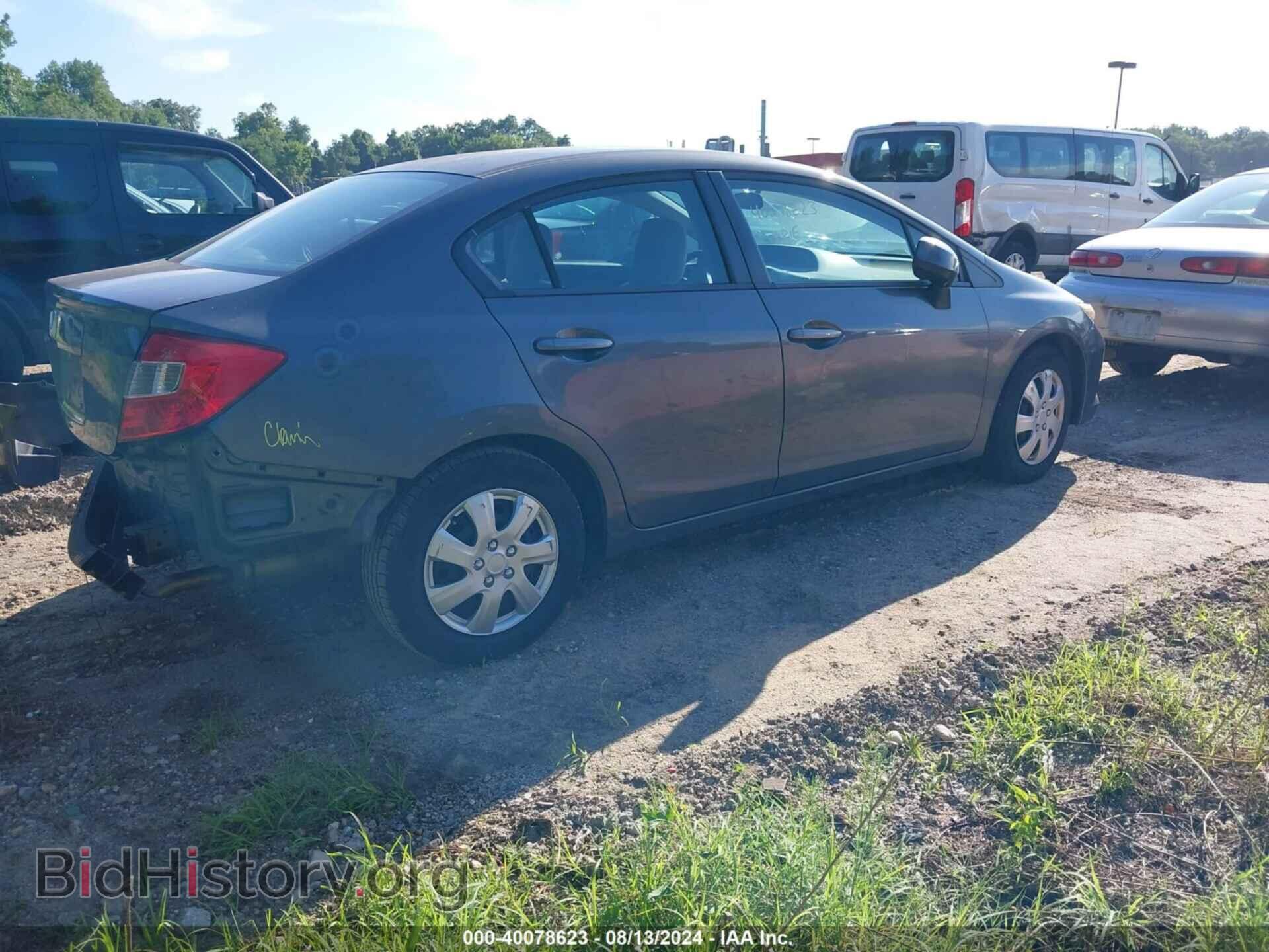 2012 HONDA CIVIC - VIN: 2HGFB2F56CH589611 - Фото 4