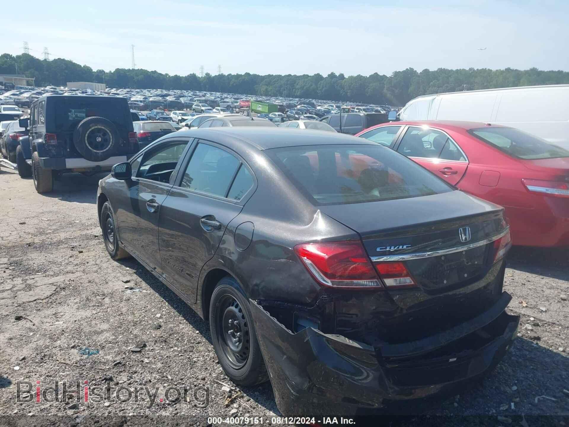 2013 HONDA CIVIC - VIN: 19XFB2F50DE261421 - Фото 3