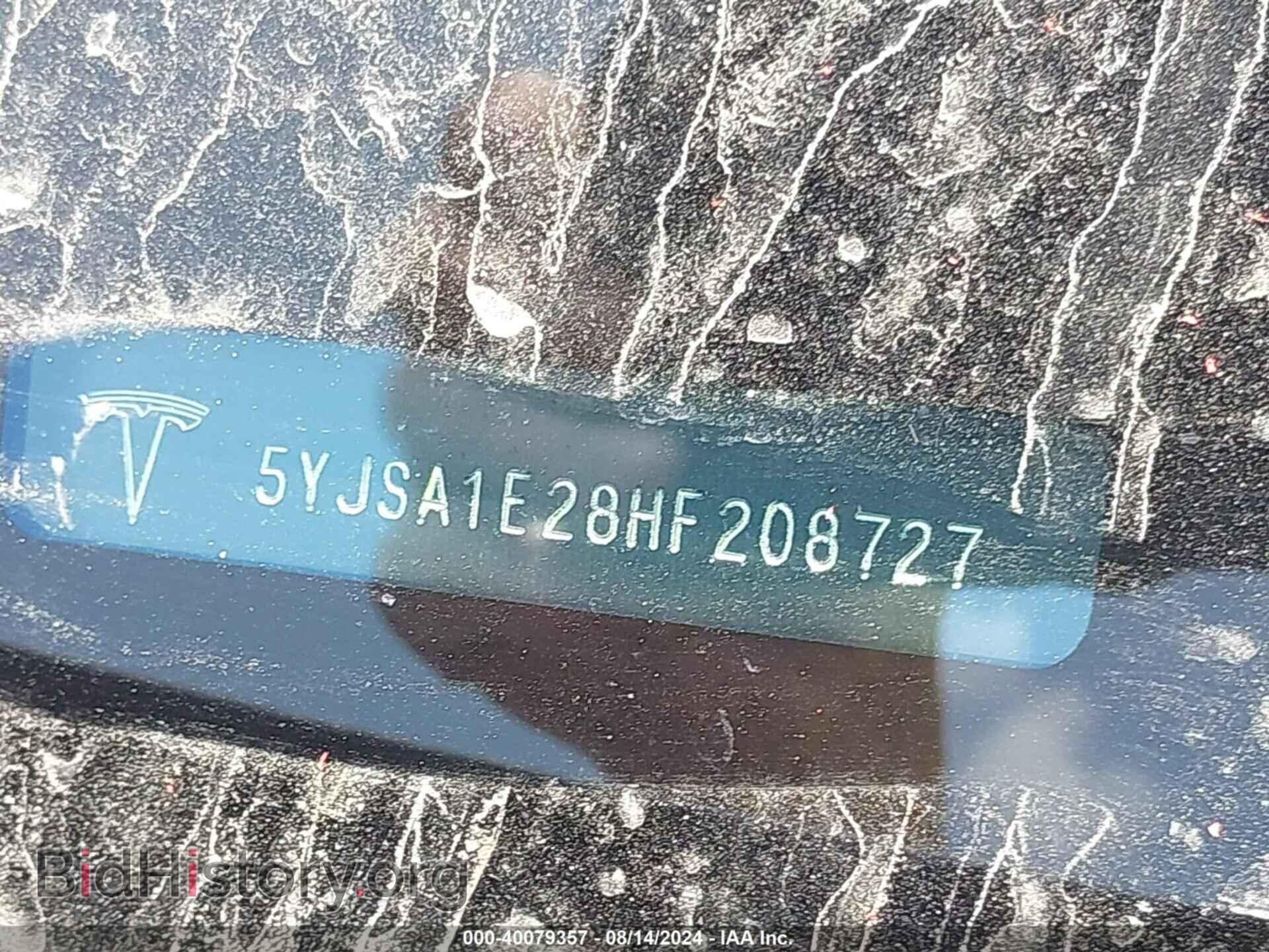 2017 TESLA MODEL S - VIN: 5YJSA1E28HF208727 - Photo 9