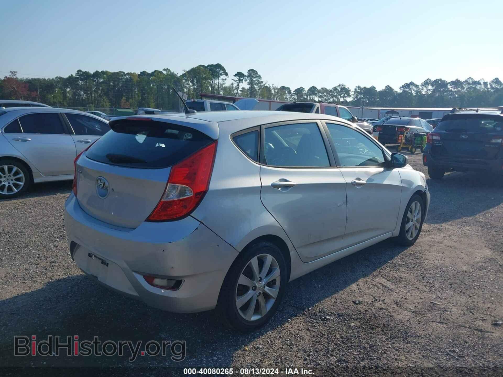 2012 HYUNDAI ACCENT - VIN: KMHCU5AE2CU005220 - Фото 4