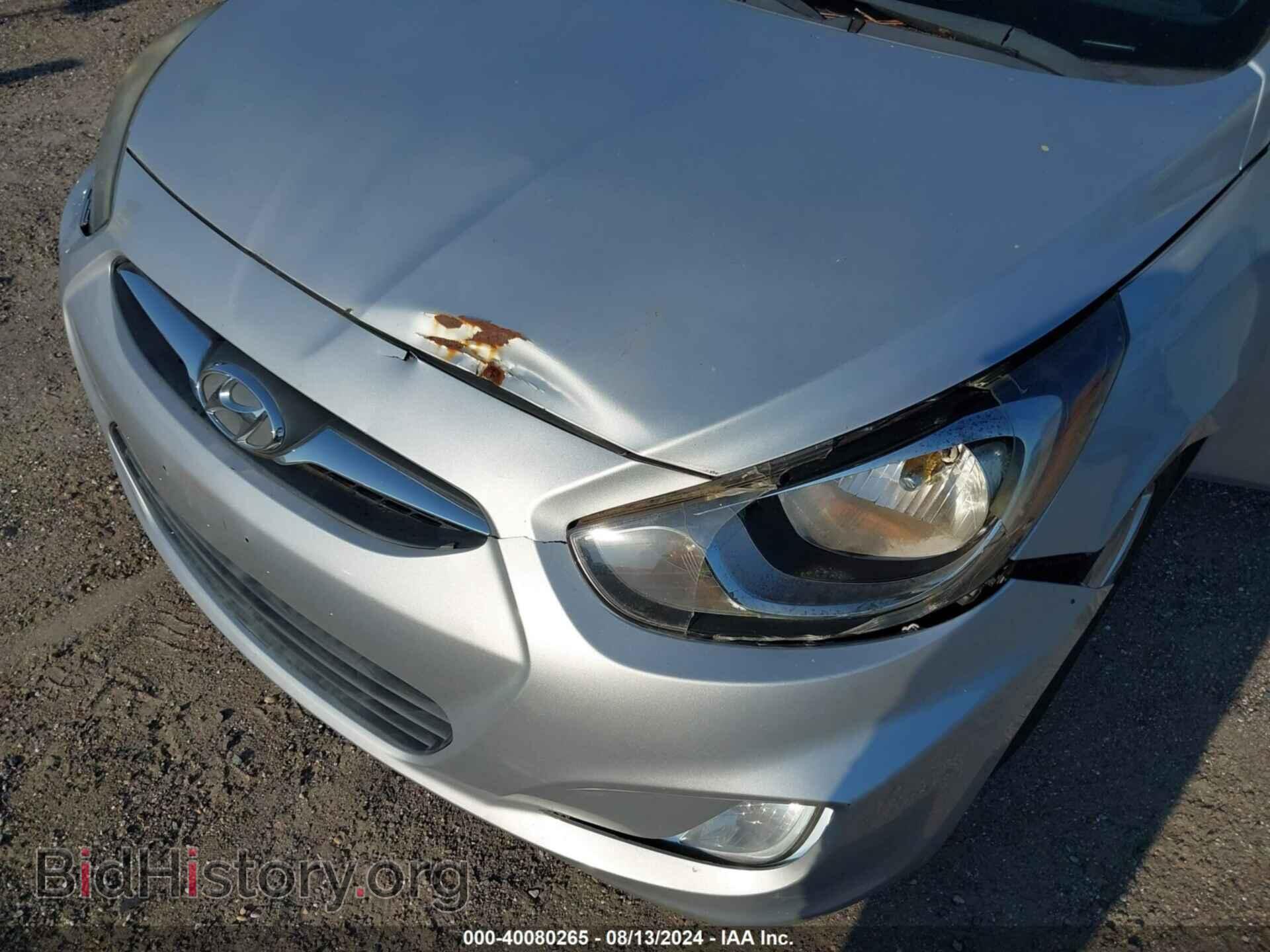 2012 HYUNDAI ACCENT - VIN: KMHCU5AE2CU005220 - Фото 6