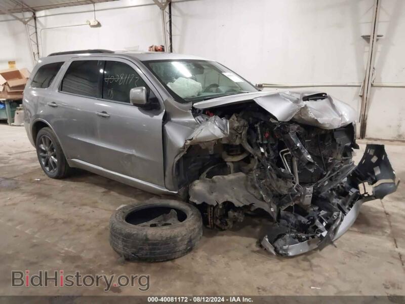 2018 Dodge DURANGO GT AWD (VIN 1C4RDJDG3JC474789) — photo 1 of 16, IAAI, damage: front end