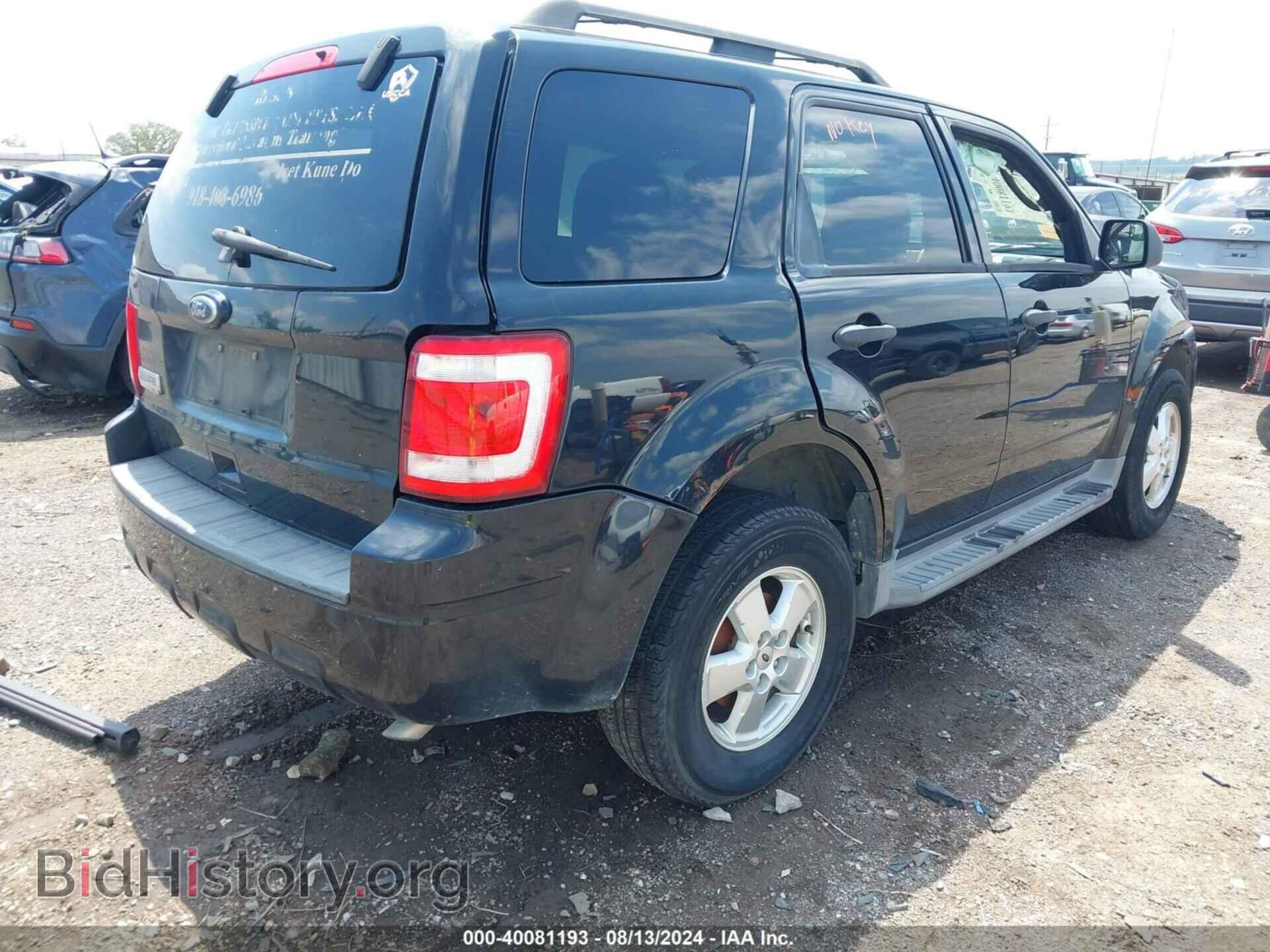 2010 FORD ESCAPE - VIN: 1FMCU0D7XAKB52524 - Фото 4
