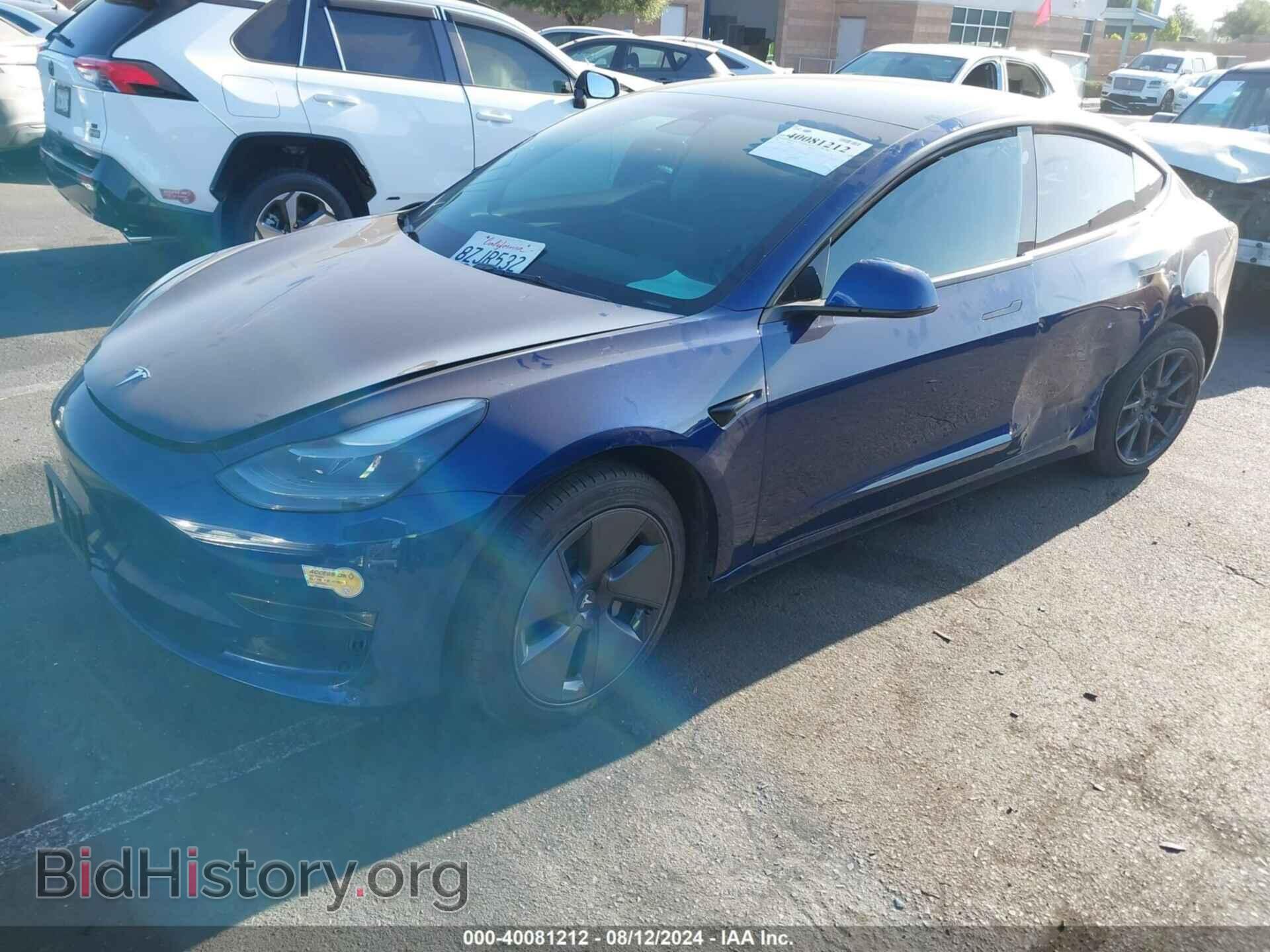 2022 TESLA MODEL 3 - VIN: 5YJ3E1EB7NF137914 - Фото 2