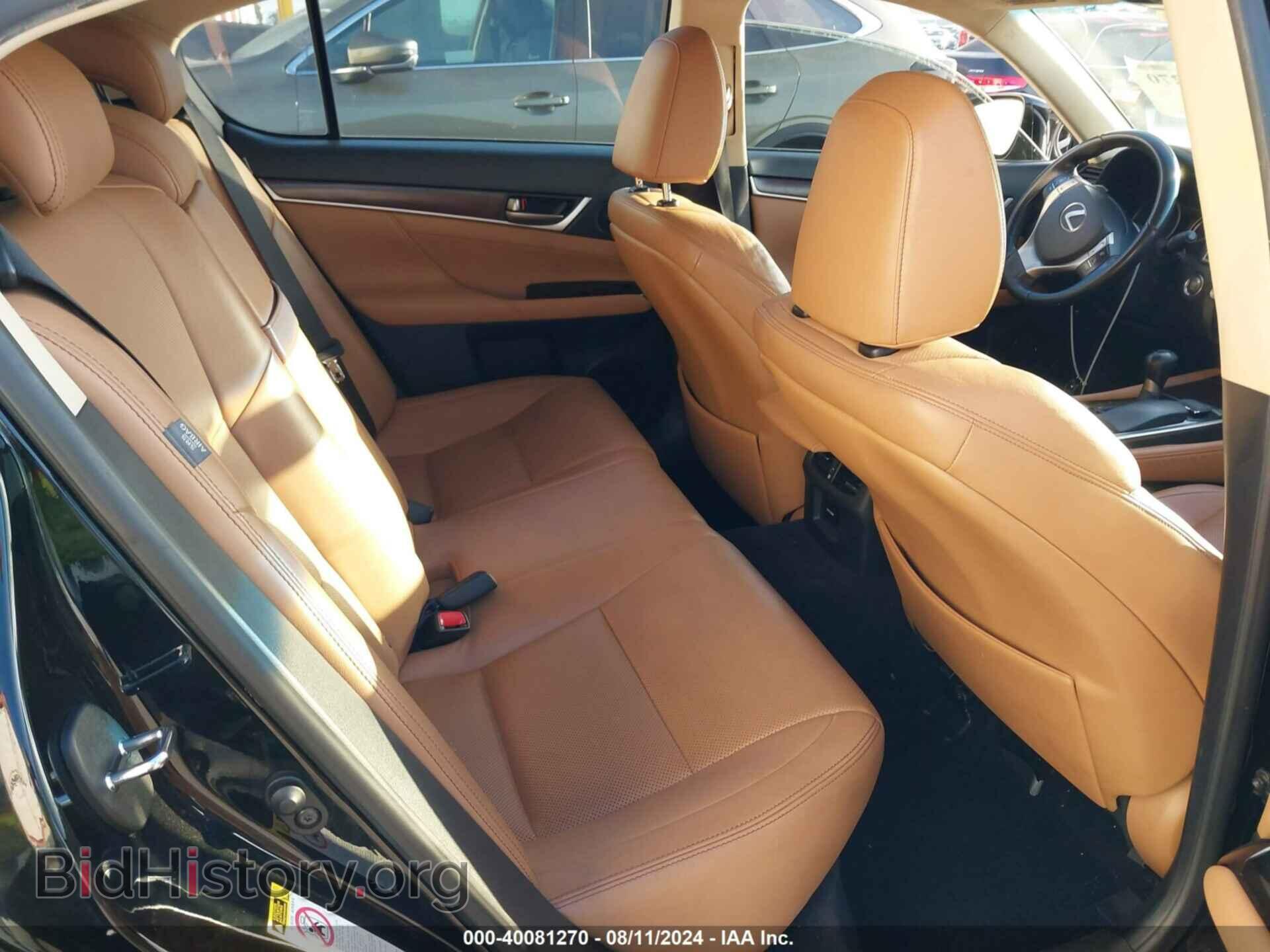 2013 LEXUS GS 350 - VIN: JTHBE1BL5D5025443 - Фото 8