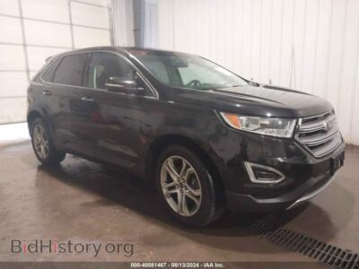 2015 Ford EDGE Titanium, black — VIN 2FMTK4K94FBB61559, IAAI