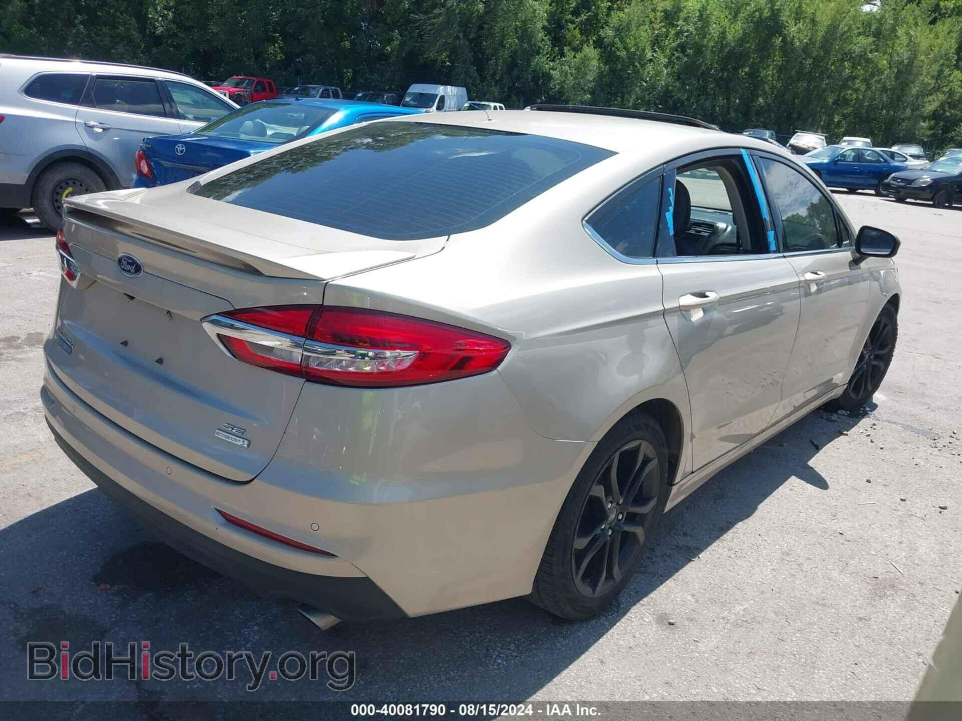 2019 FORD FUSION - VIN: 3FA6P0HD5KR133245 - Фото 4