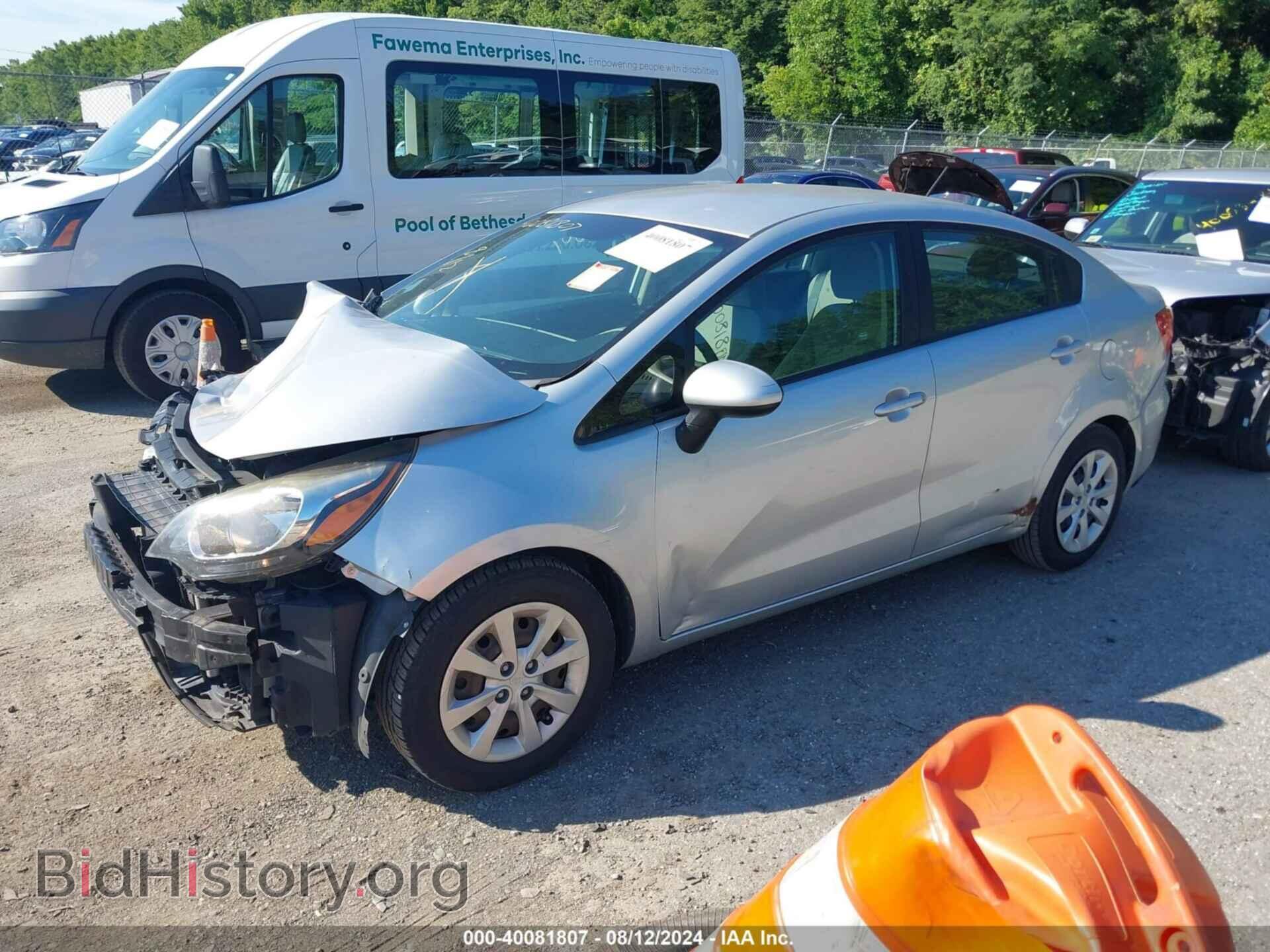 2016 KIA RIO - VIN: KNADM4A33G6557446 - Фото 2