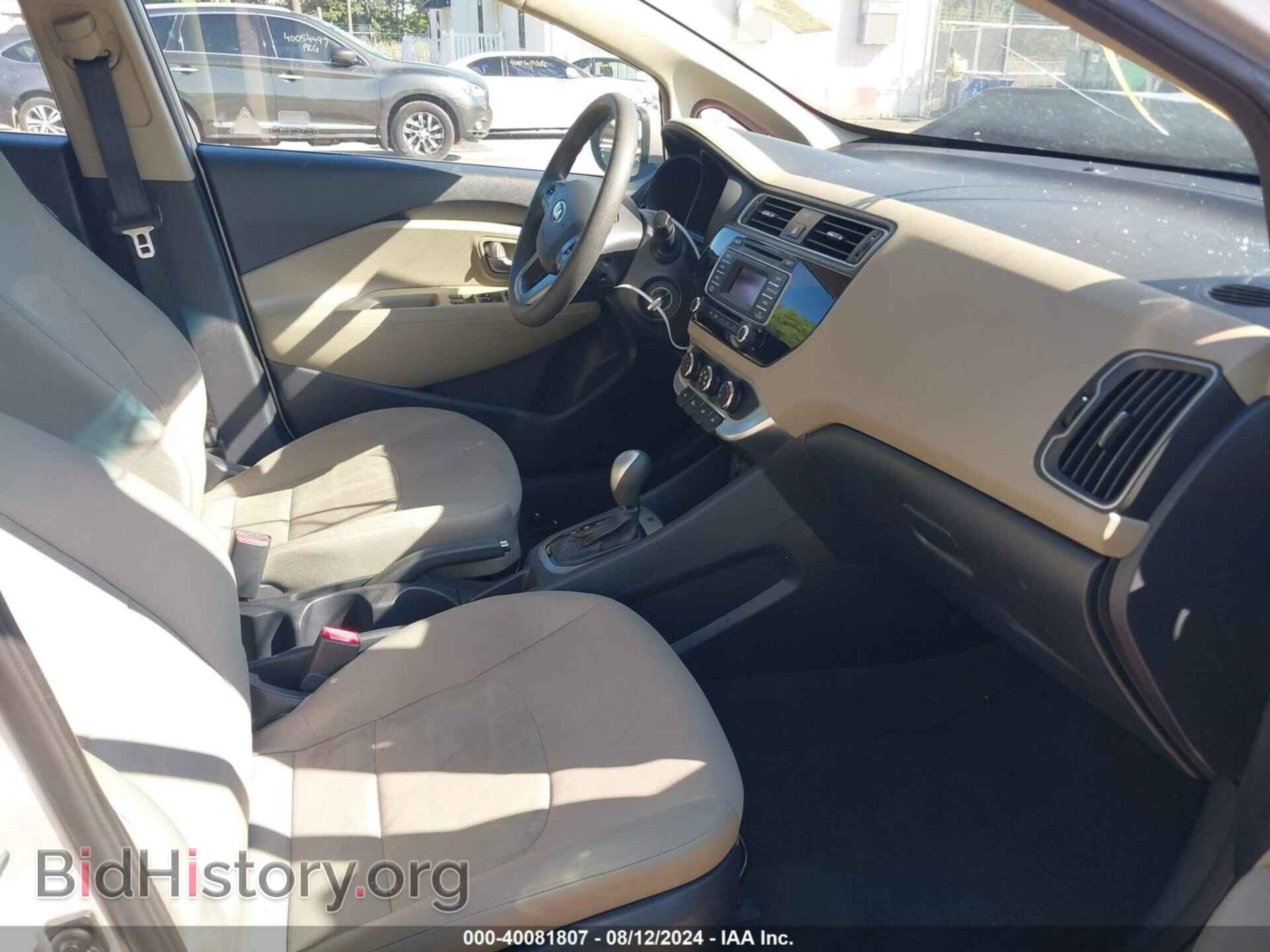 2016 KIA RIO - VIN: KNADM4A33G6557446 - Фото 5