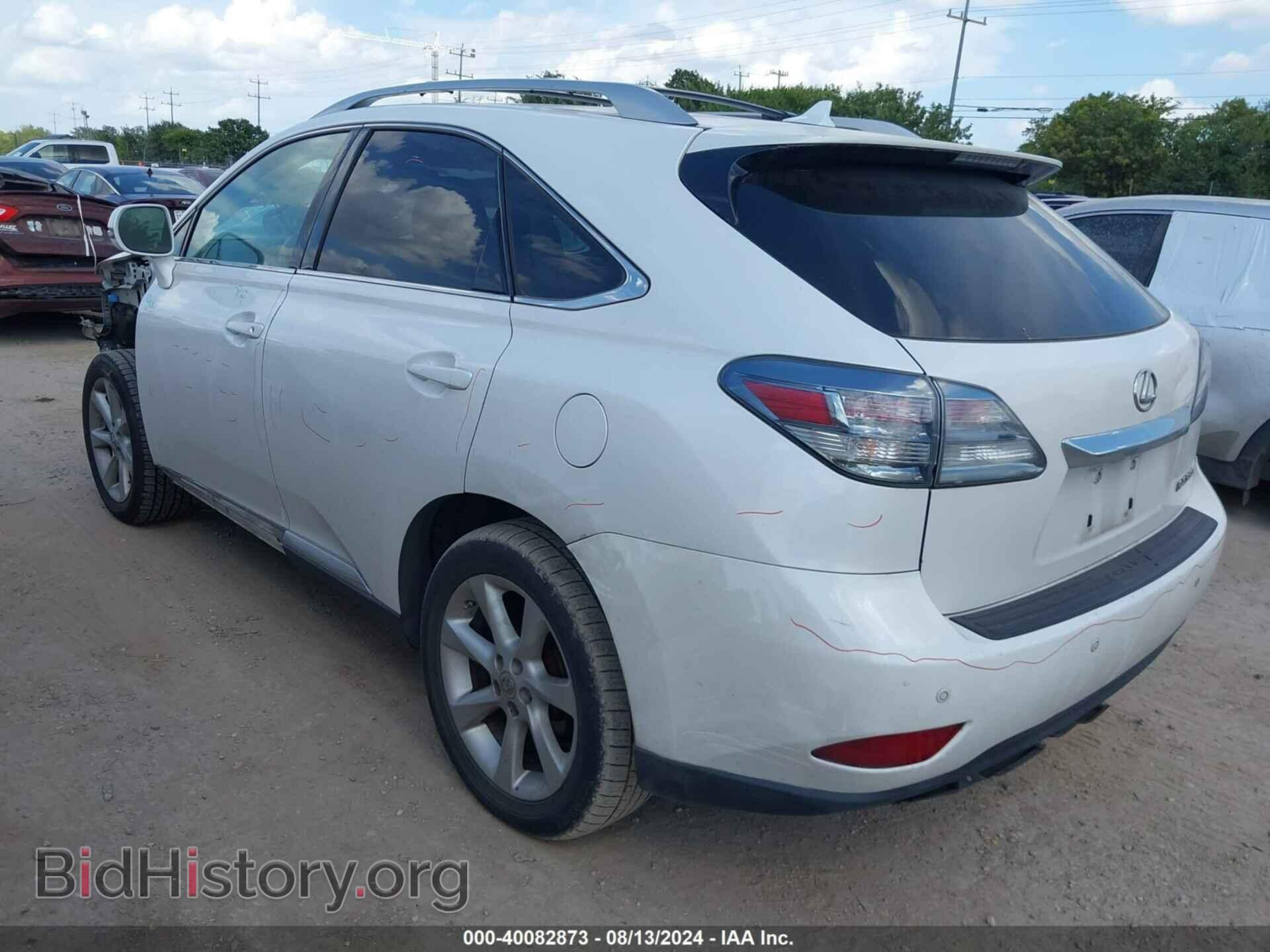 2012 LEXUS RX 350 - VIN: 2T2ZK1BA5CC076123 - Фото 3