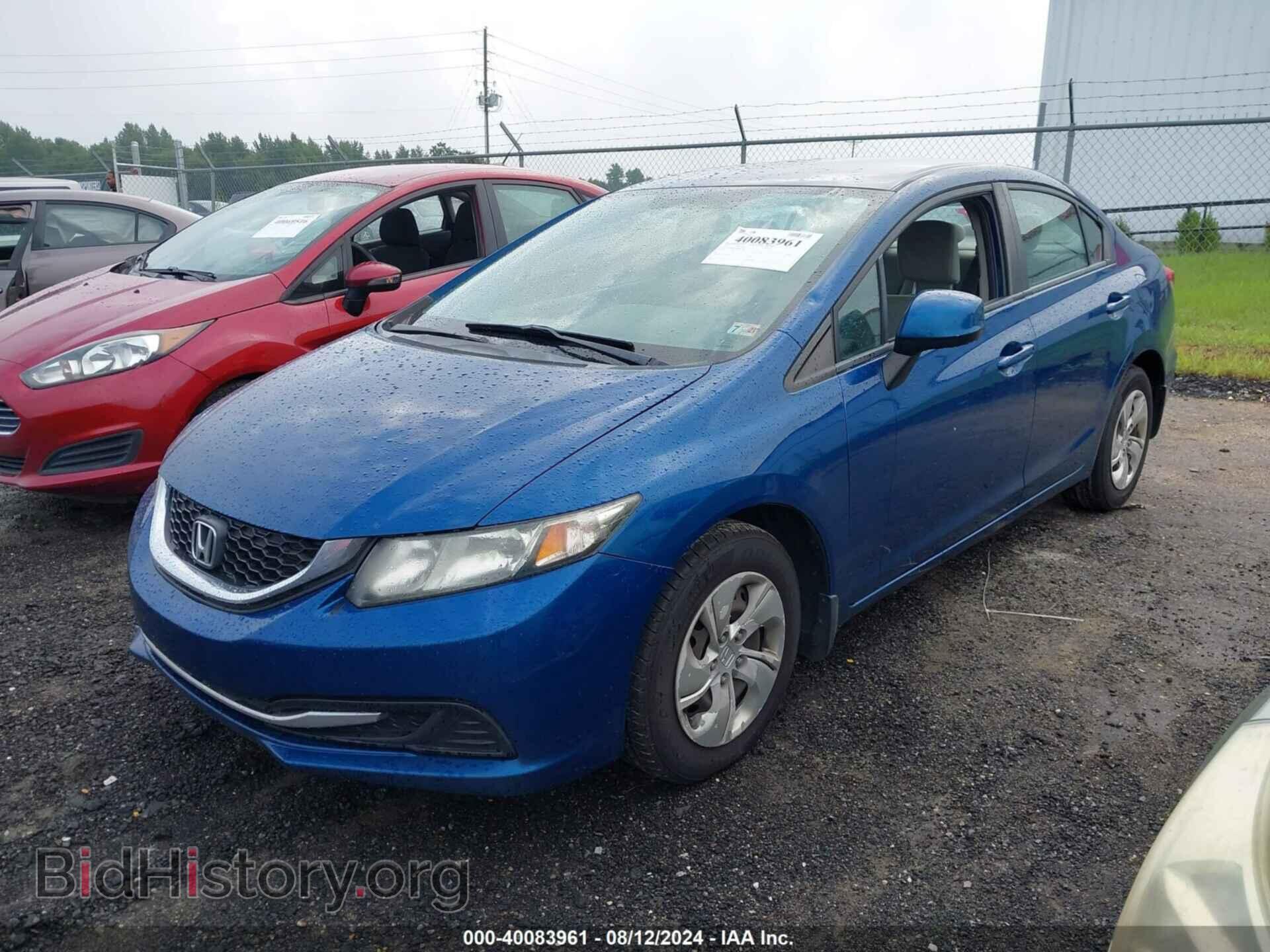 2013 HONDA CIVIC - VIN: 2HGFB2F57DH587190 - Фото 2