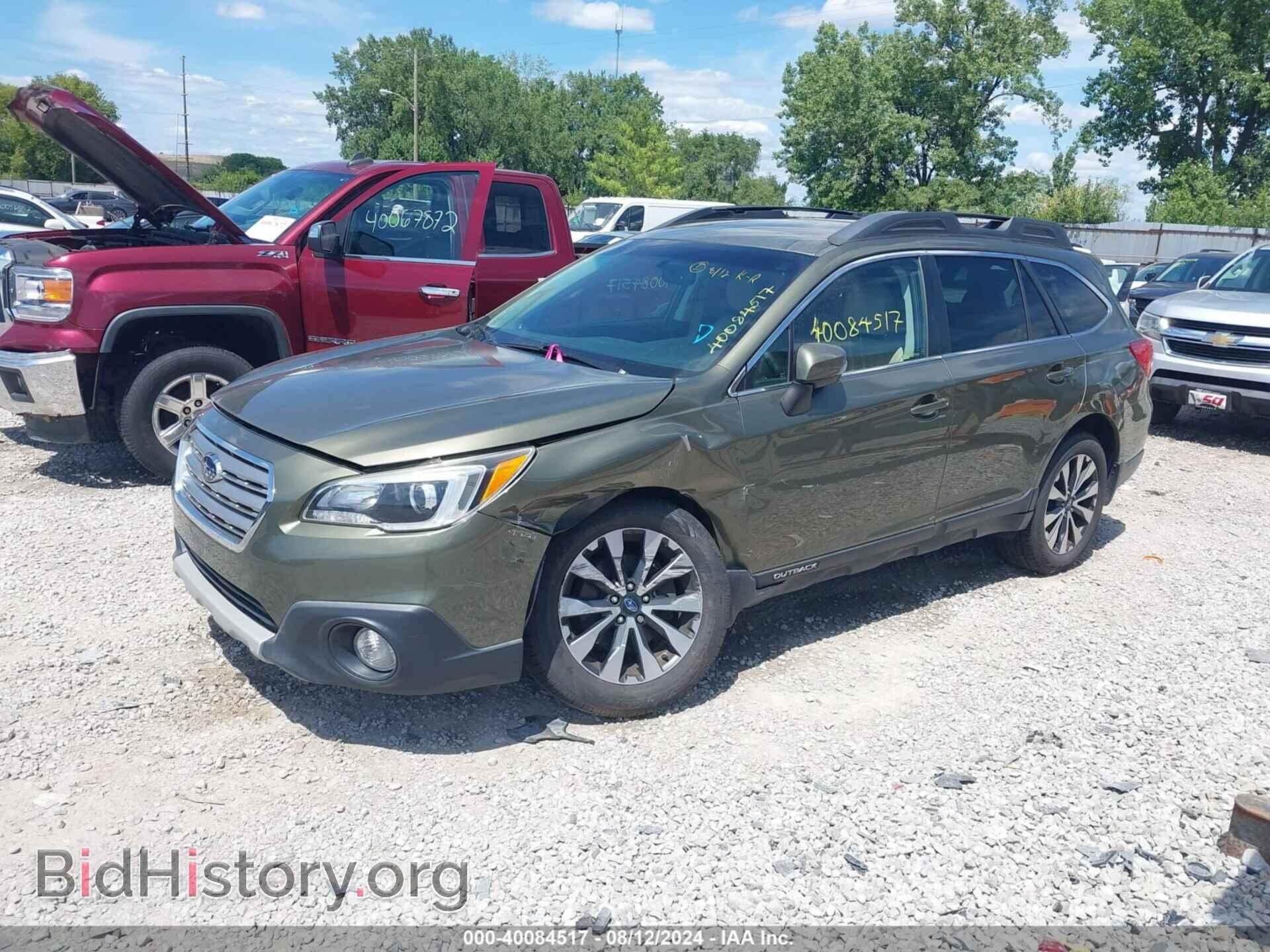 2015 SUBARU OUTBACK - VIN: 4S4BSBLC8F3243496 - Фото 2
