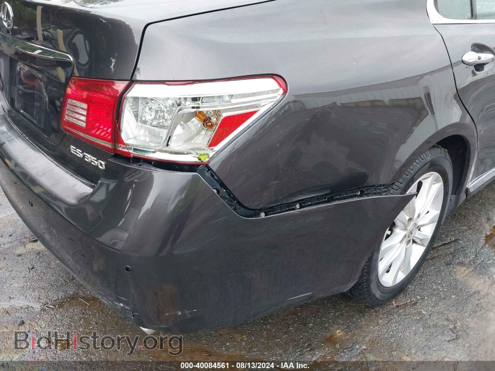 2012 LEXUS ES 350 - VIN: JTHBK1EG1C2504742 - Фото 6