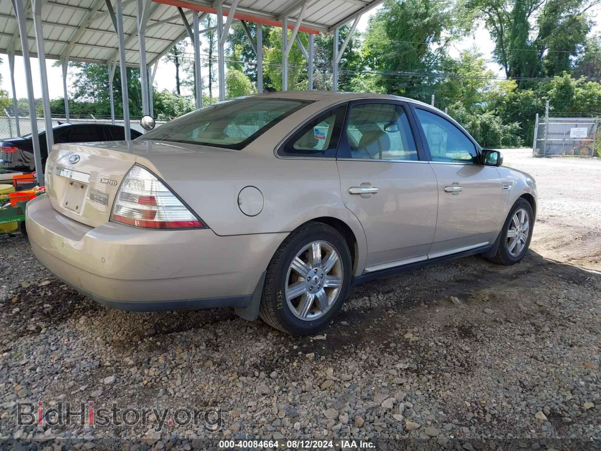 2008 FORD TAURUS - VIN: 1FAHP25WX8G137379 - Фото 4