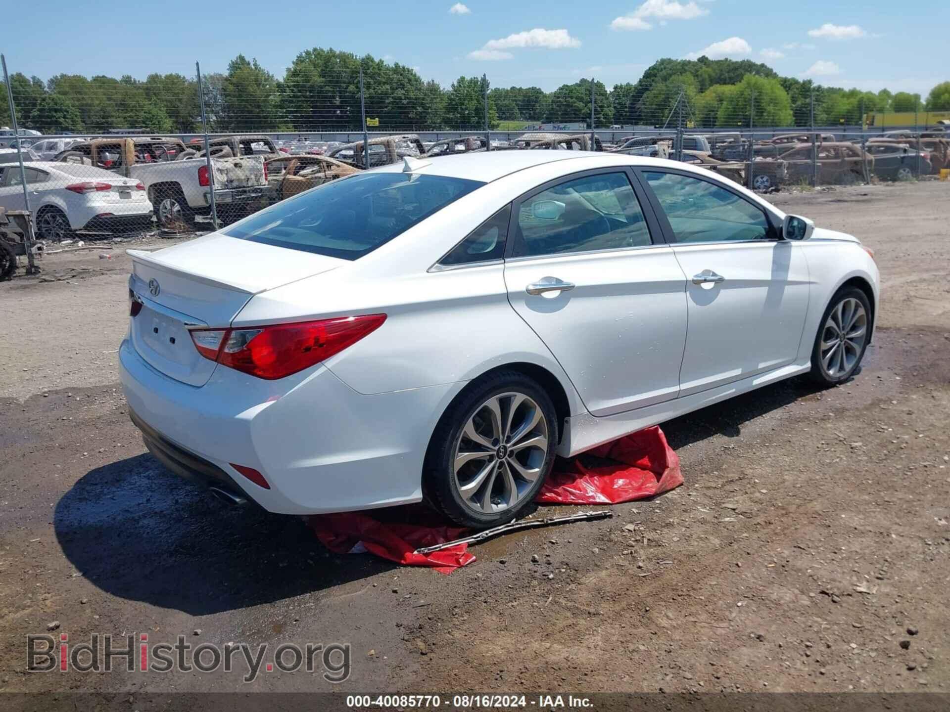 2014 HYUNDAI SONATA - VIN: 5NPEC4AC5EH820212 - Фото 4