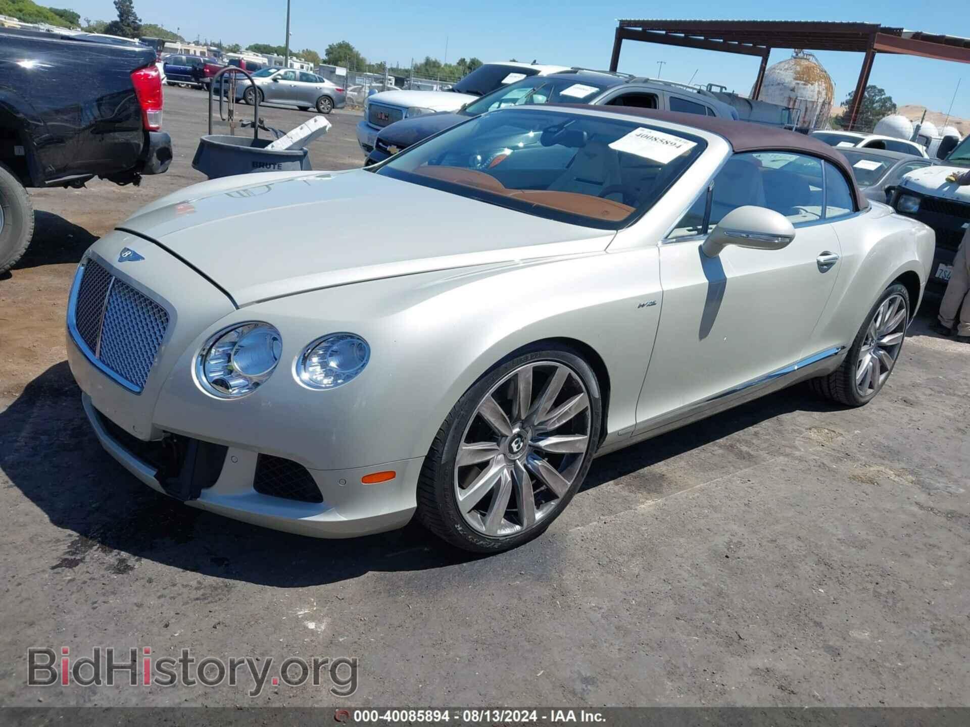 2013 BENTLEY CONTINENTAL GTC - VIN: SCBGU3ZA4DC084525 - Фото 2