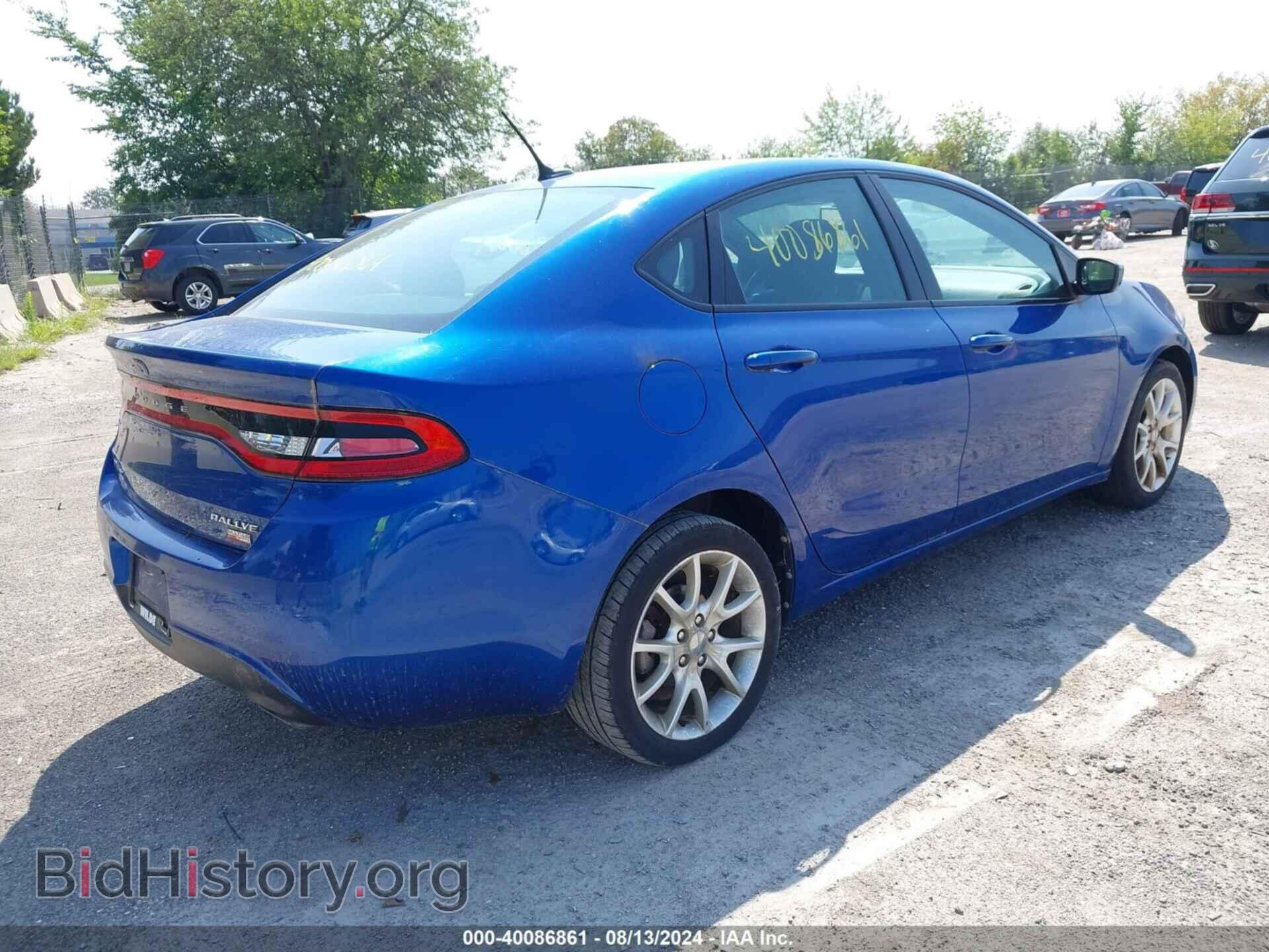 2013 DODGE DART - VIN: 1C3CDFBH8DD107565 - Фото 4