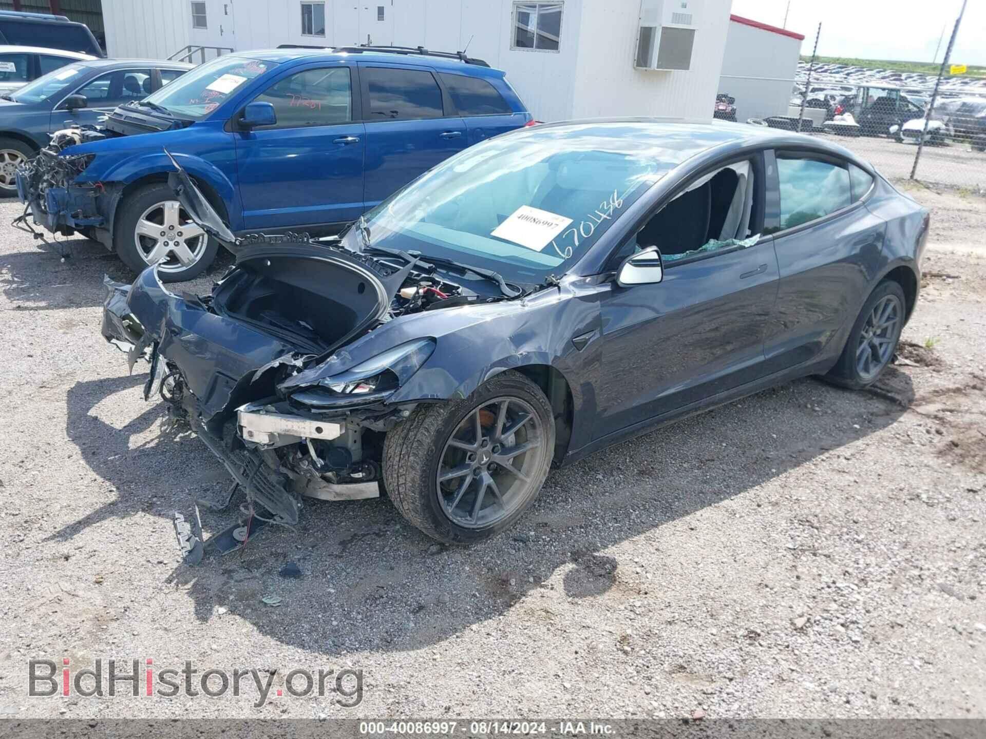 2022 TESLA MODEL 3 - VIN: 5YJ3E1EA9NF188774 - Фото 2