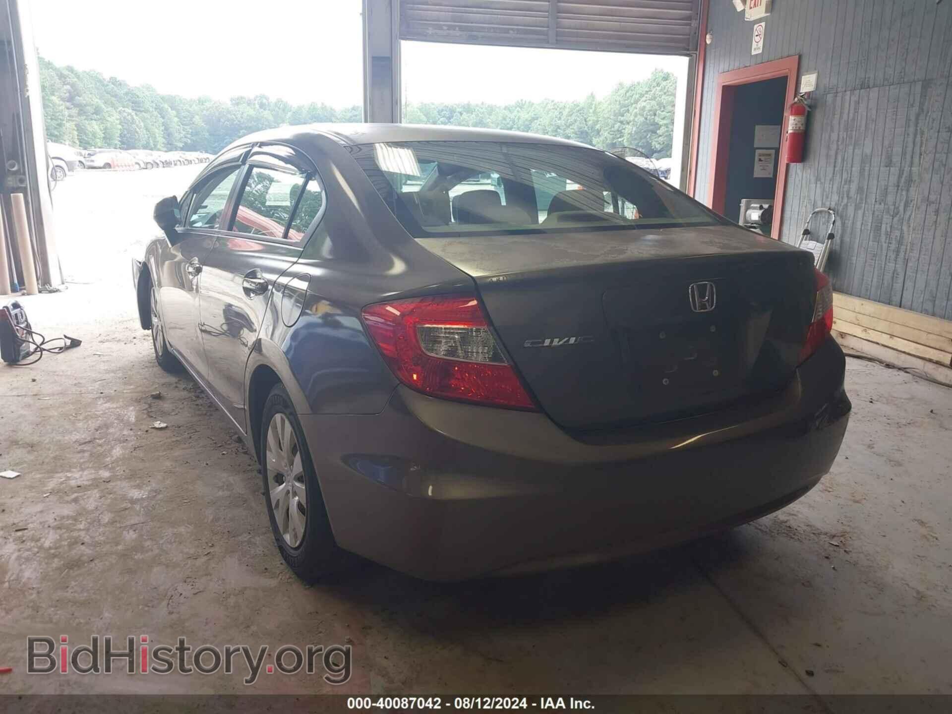 2012 HONDA CIVIC - VIN: 2HGFB2E54CH552249 - Фото 3