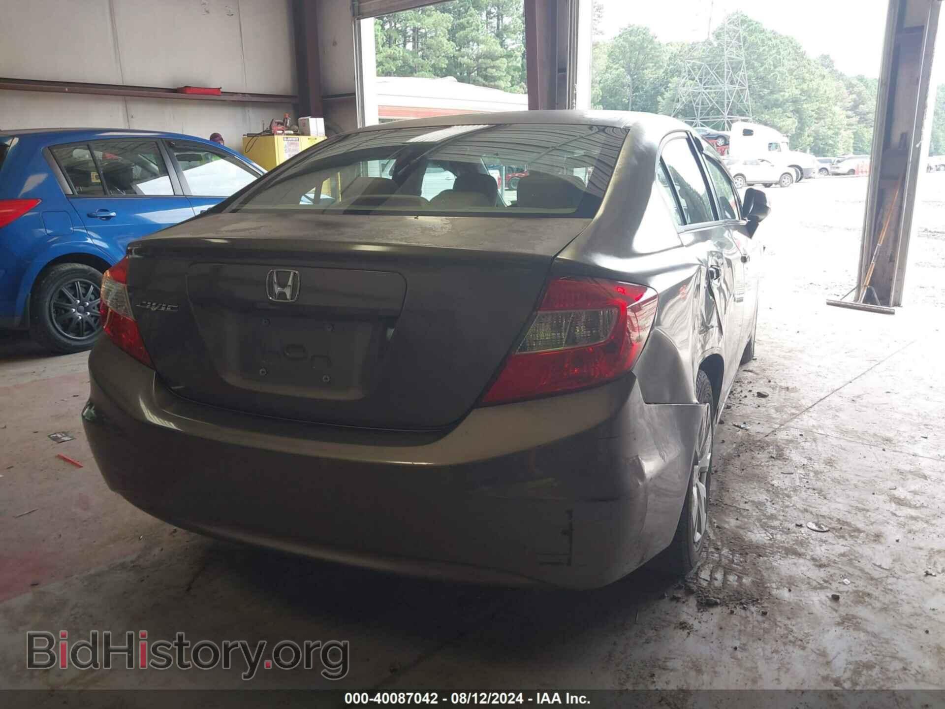 2012 HONDA CIVIC - VIN: 2HGFB2E54CH552249 - Фото 4