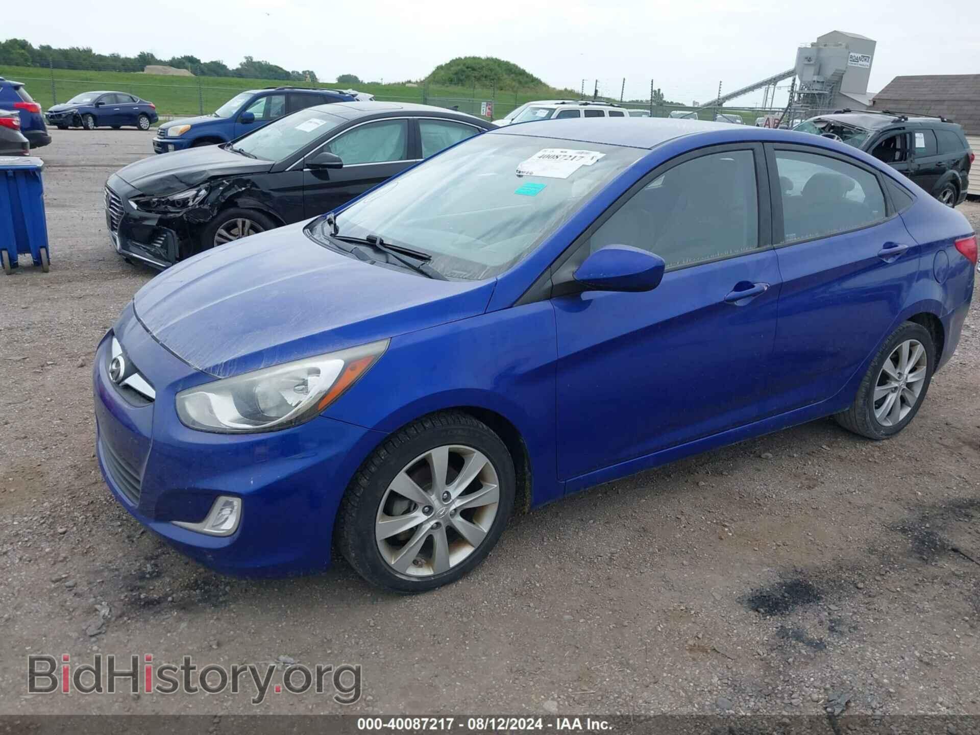 2013 HYUNDAI ACCENT - VIN: KMHCU4AE7DU433117 - Фото 2