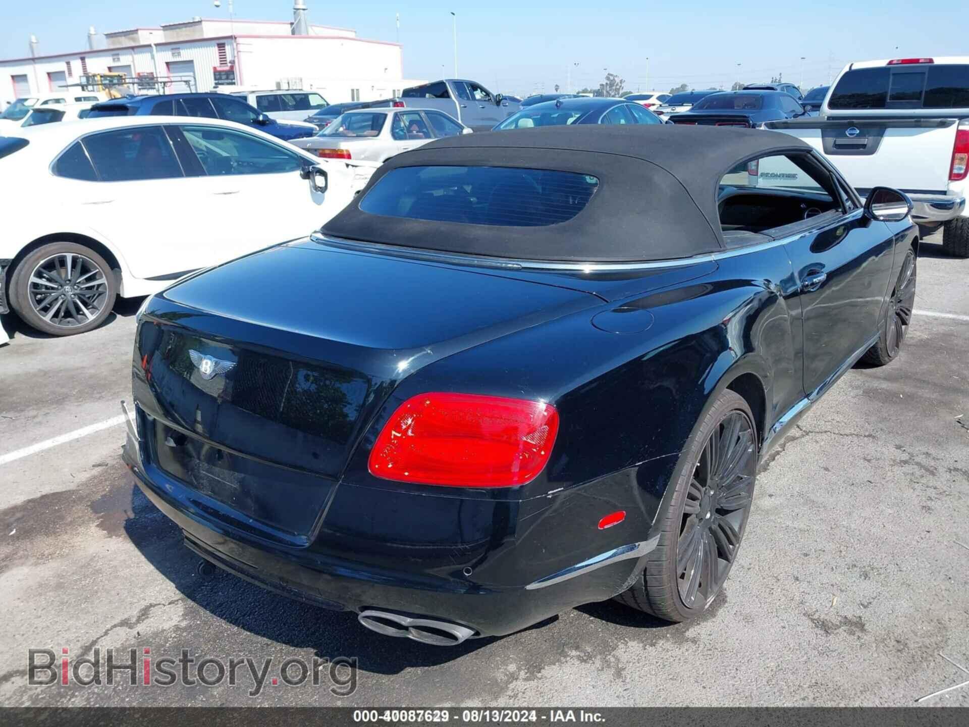 2013 BENTLEY CONTINENTAL GTC - VIN: SCBGT3ZA7DC080648 - Фото 4