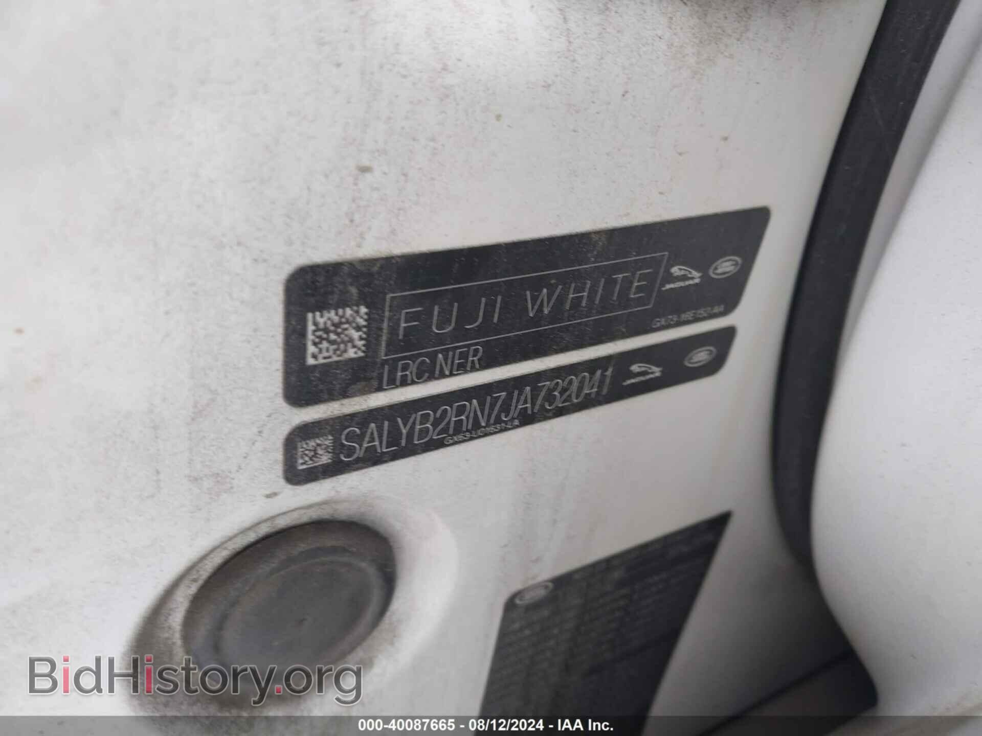 2018 LAND ROVER RANGE ROVER VELAR - VIN: SALYB2RN7JA732041 - Фото 9