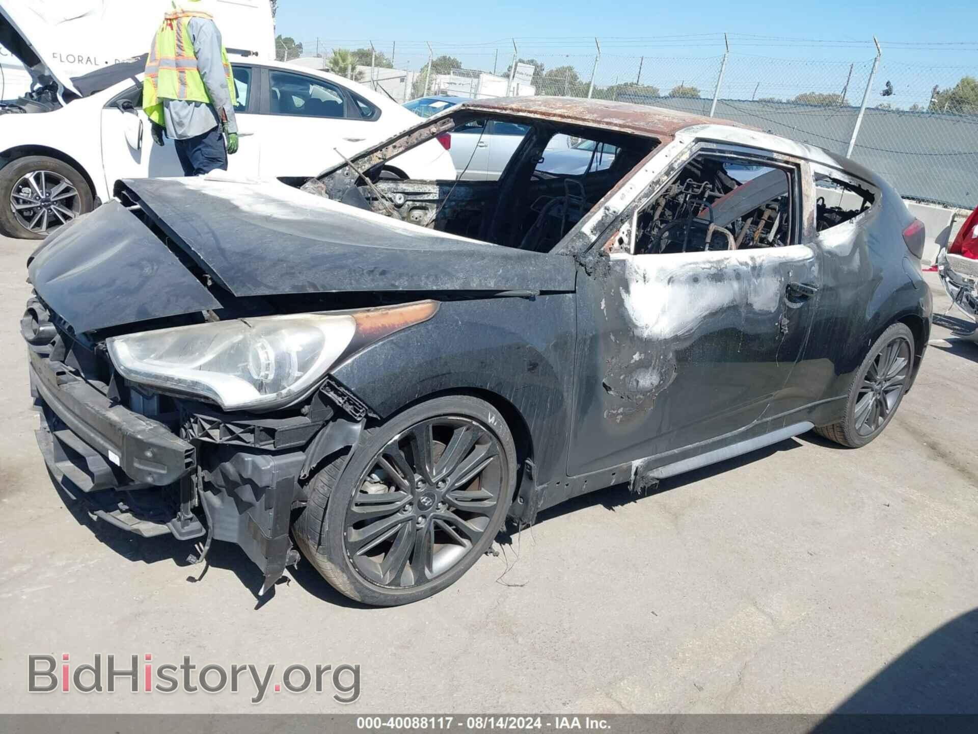 2016 HYUNDAI VELOSTER - VIN: KMHTC6AE2GU291956 - Фото 2