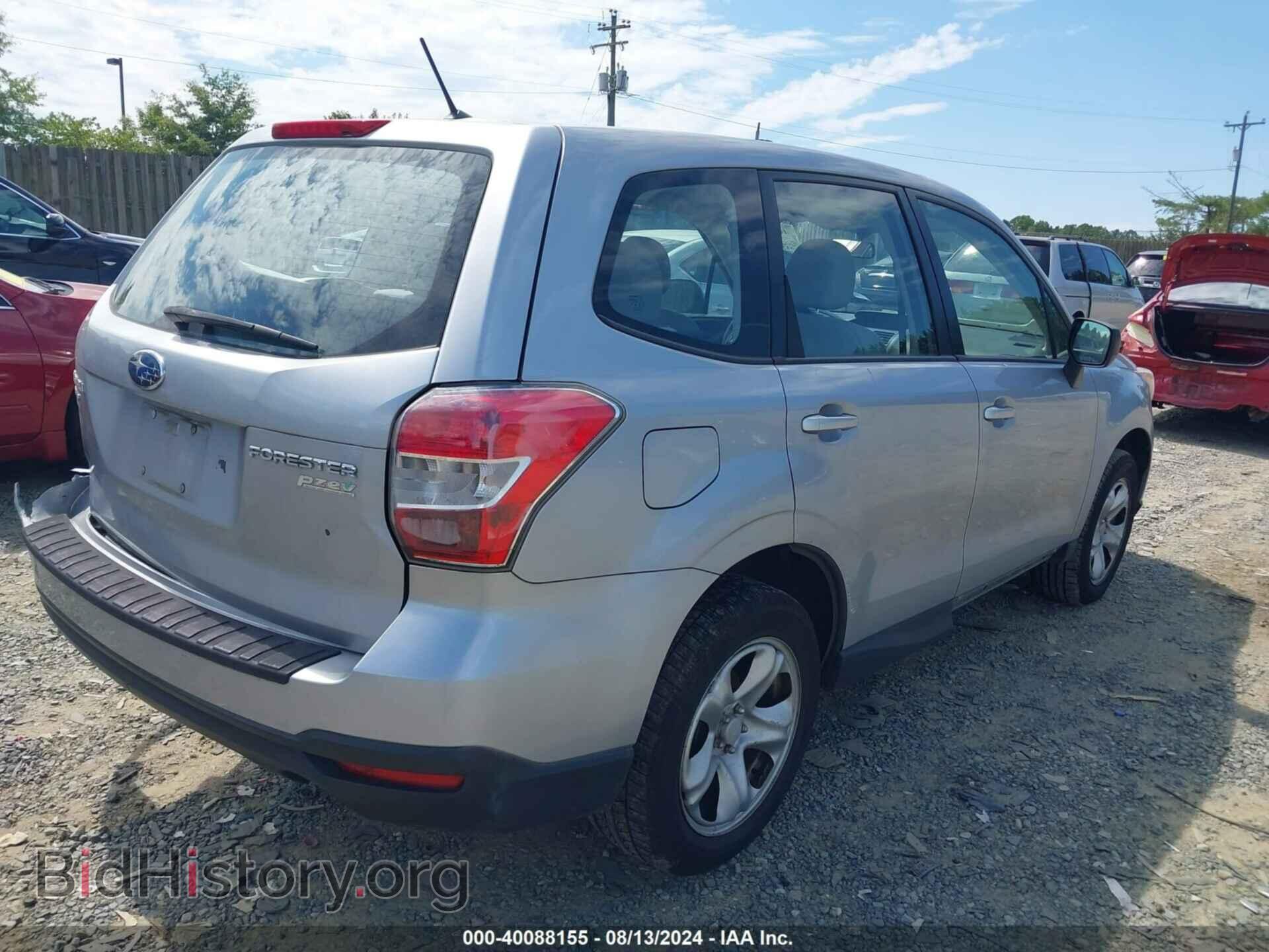 2014 SUBARU FORESTER - VIN: JF2SJAAC6EH435006 - Фото 4