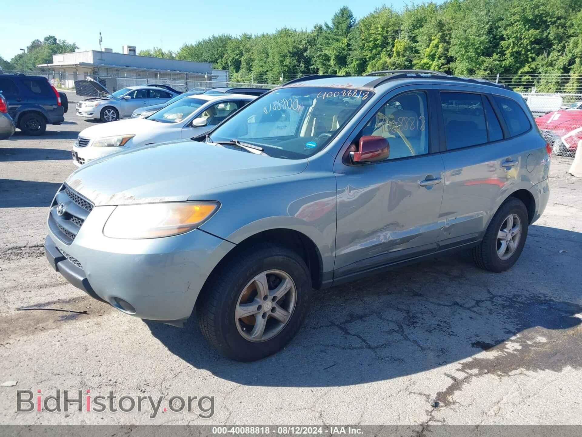 2008 HYUNDAI SANTA FE - VIN: 5NMSG73D48H197861 - Фото 2