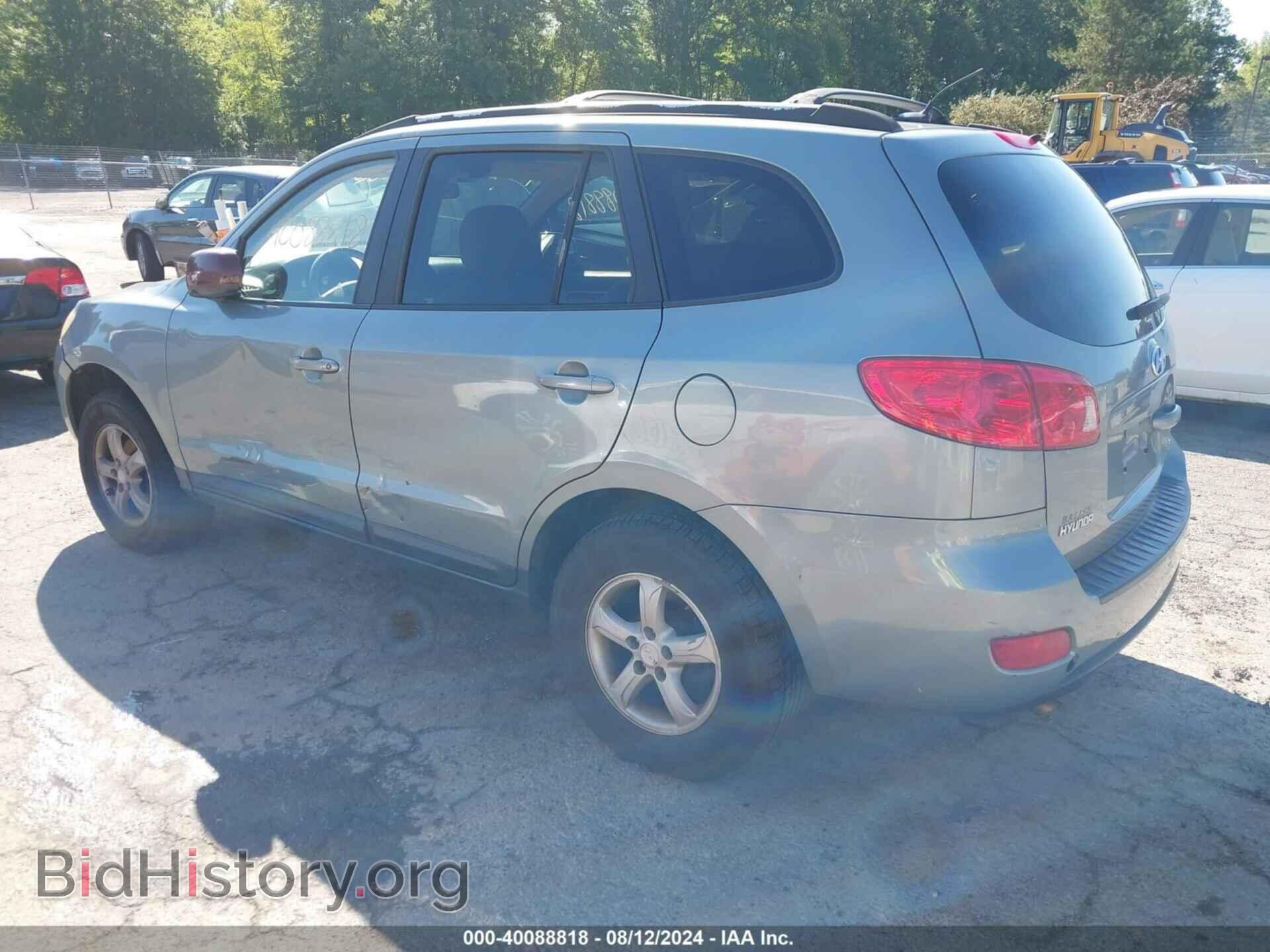 2008 HYUNDAI SANTA FE - VIN: 5NMSG73D48H197861 - Фото 3