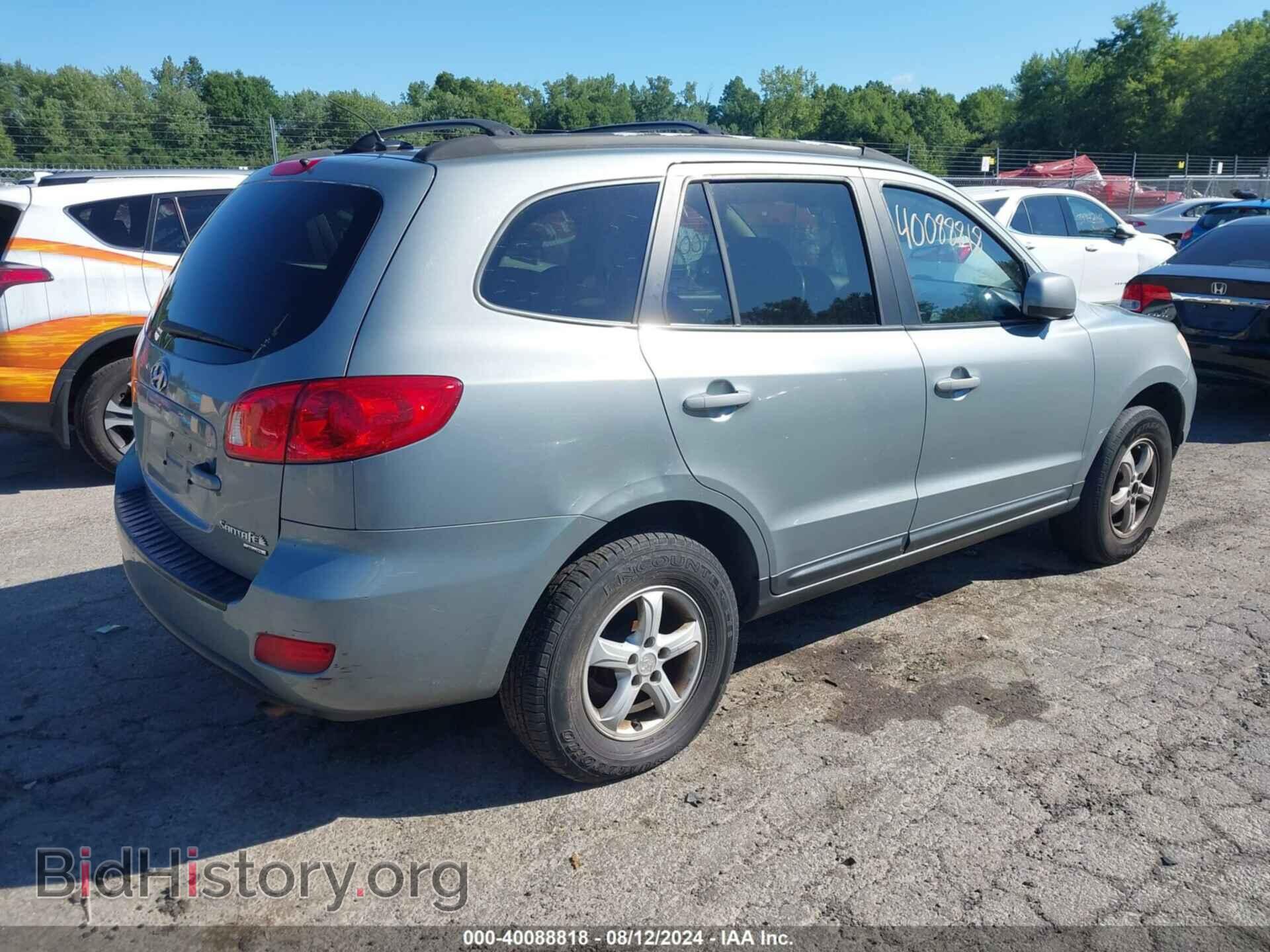 2008 HYUNDAI SANTA FE - VIN: 5NMSG73D48H197861 - Фото 4