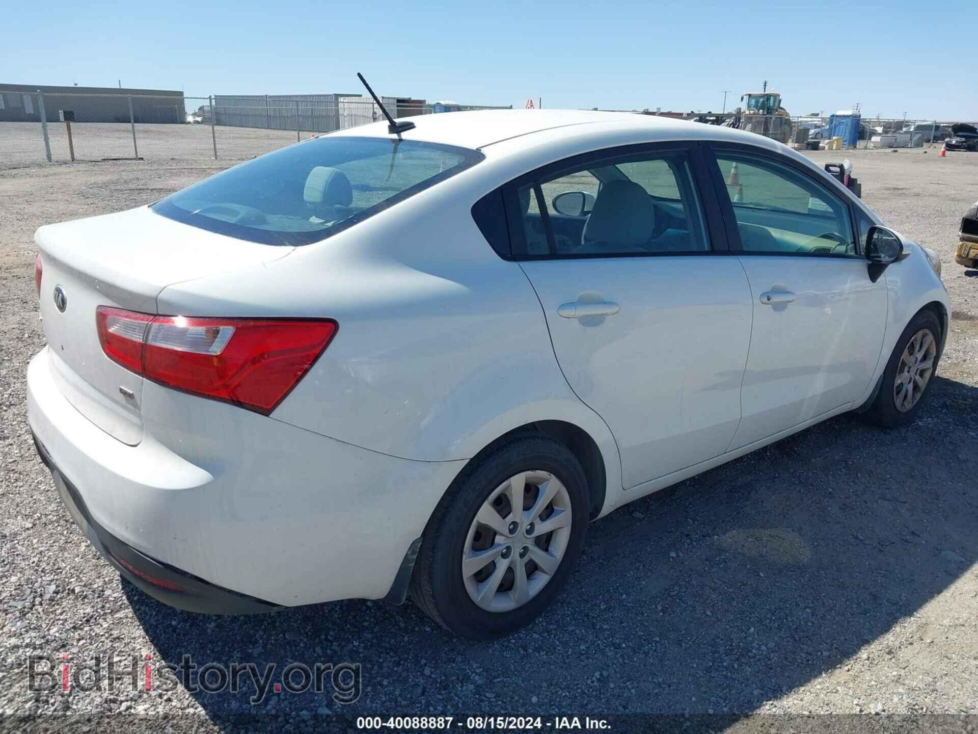 2013 KIA RIO - VIN: KNADM4A36D6318761 - Фото 4