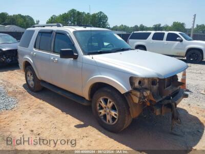2010 Ford EXPLORER XLT, silver — VIN 1FMEU6DE9AUA15539, IAAI