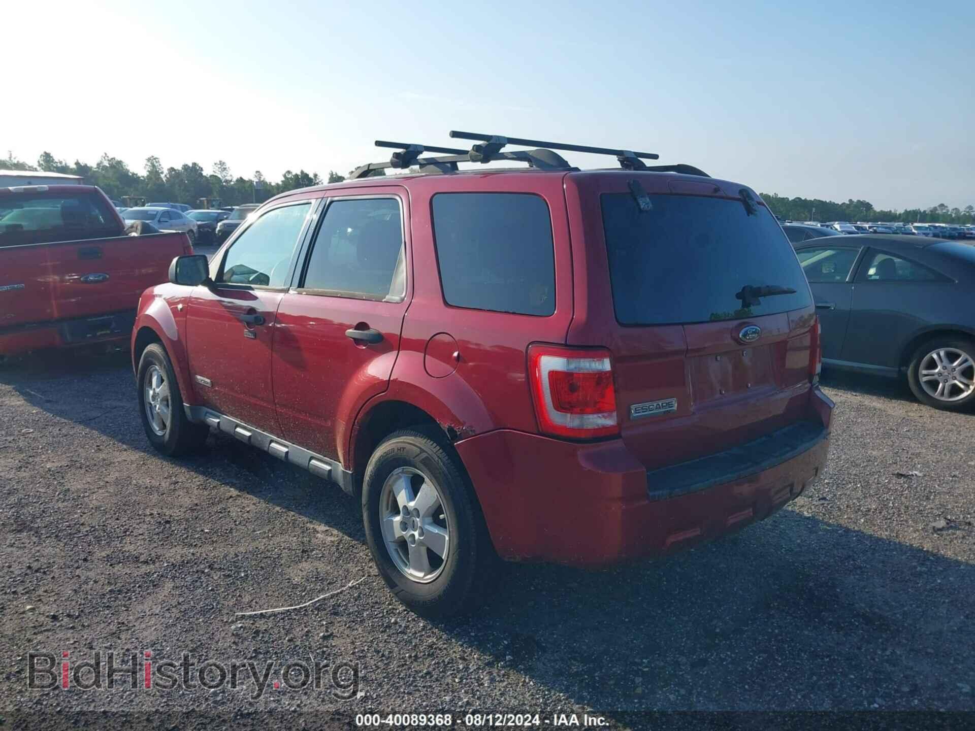 2008 FORD ESCAPE - VIN: 1FMCU03138KC82488 - Фото 3