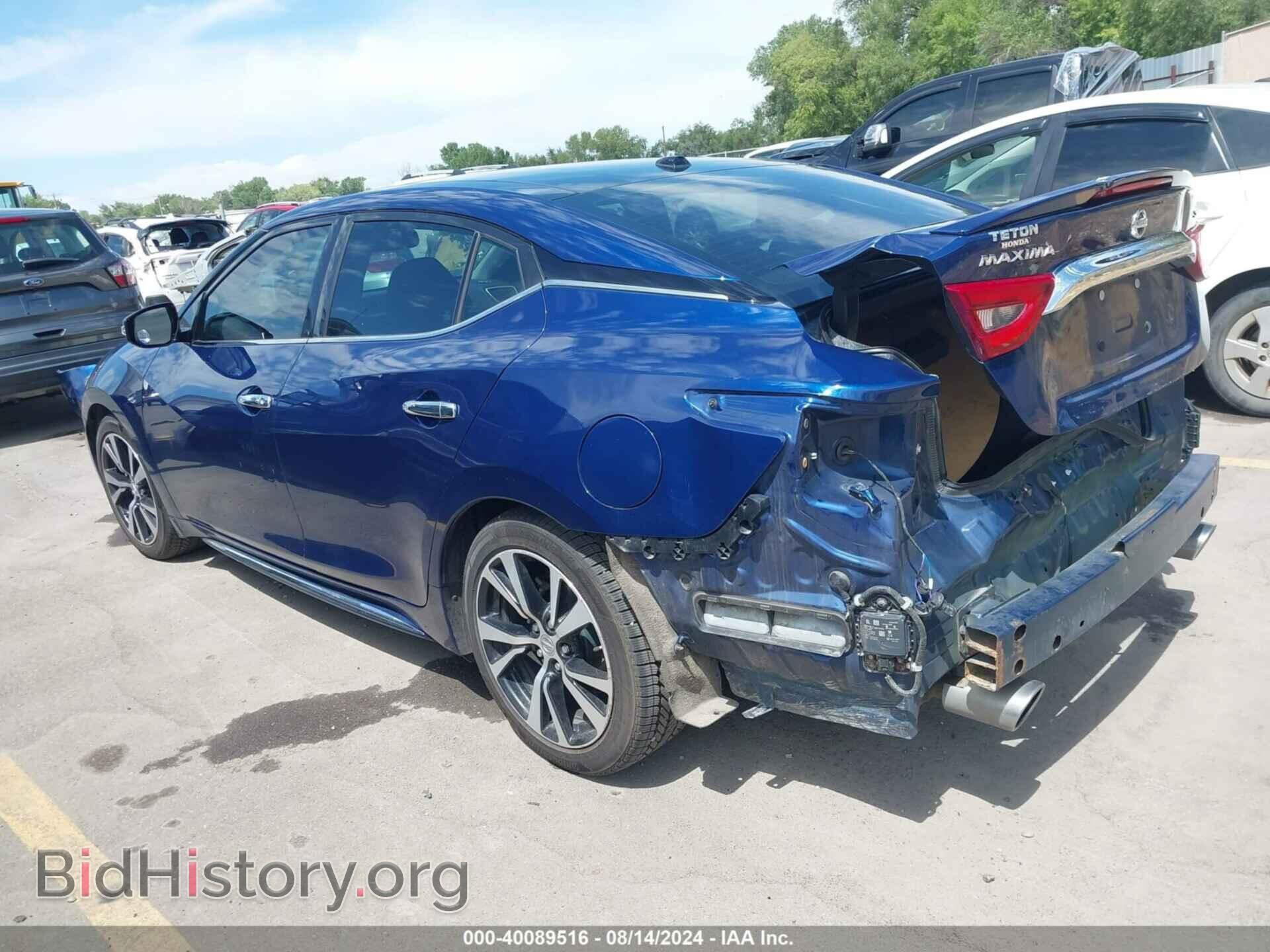 2018 NISSAN MAXIMA - VIN: 1N4AA6AP9JC387993 - Фото 3
