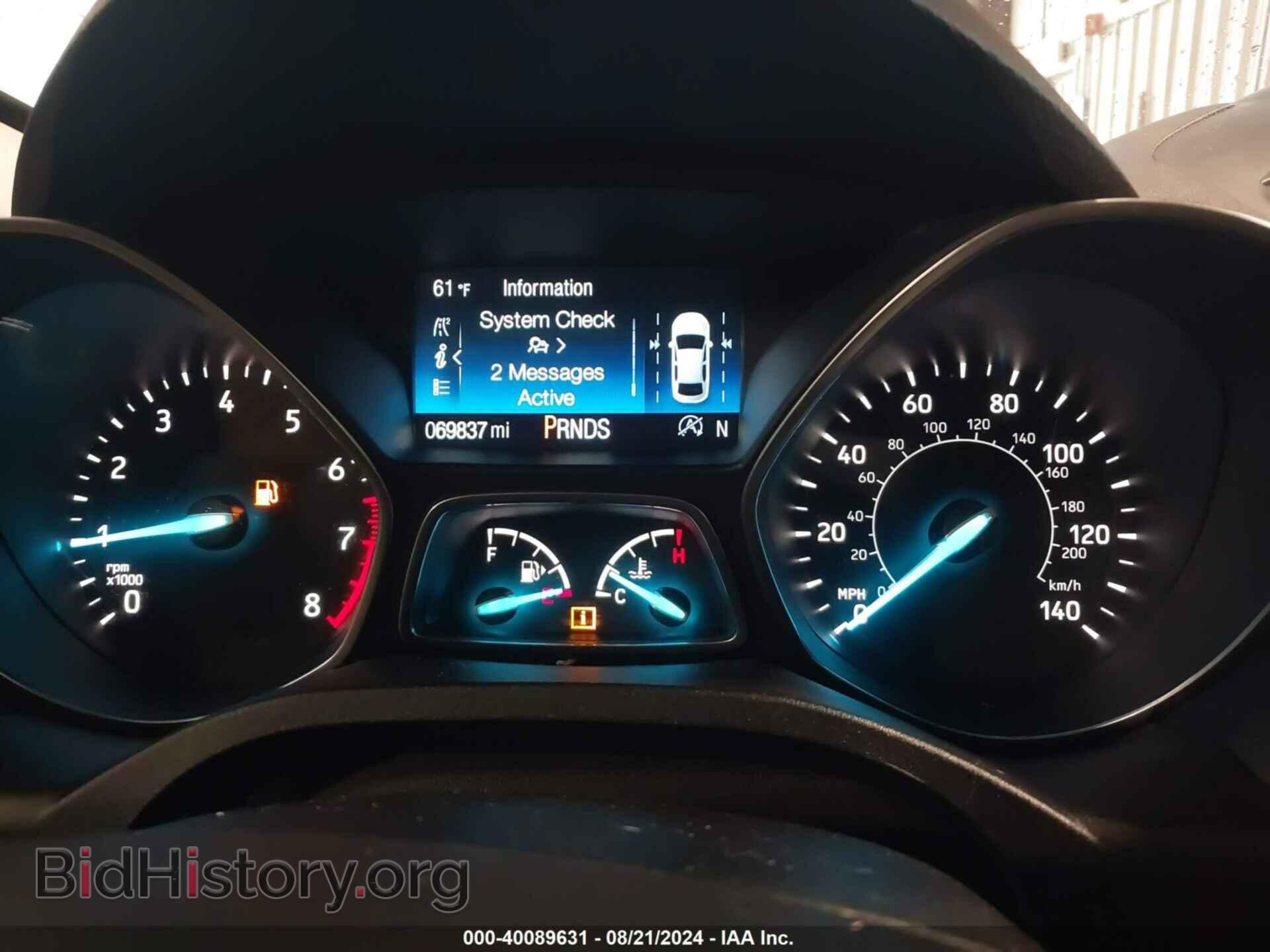 2017 FORD ESCAPE - VIN: 1FMCU9J97HUD47330 - Фото 7