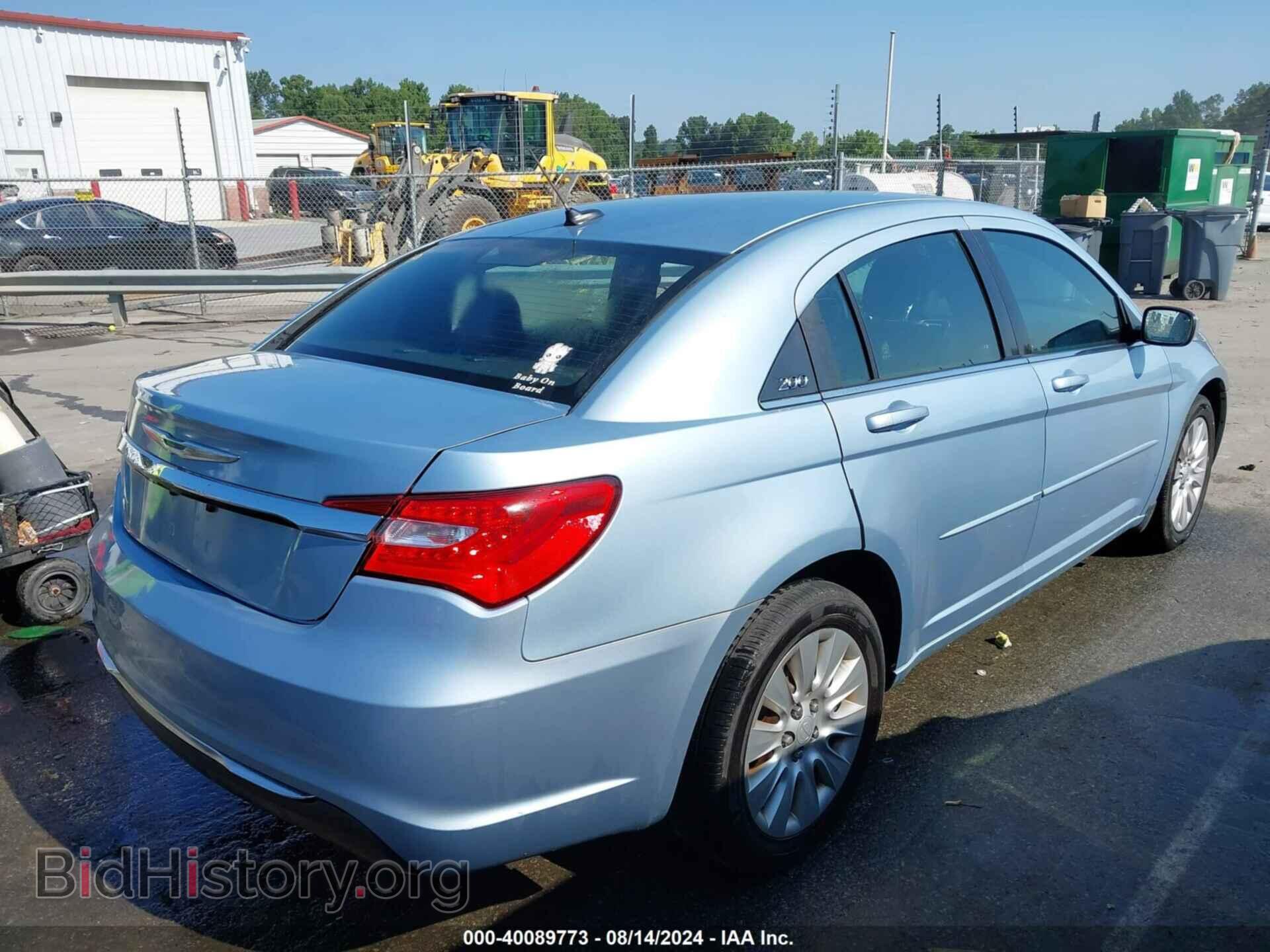2013 CHRYSLER 200 - VIN: 1C3CCBAB7DN611527 - Фото 4