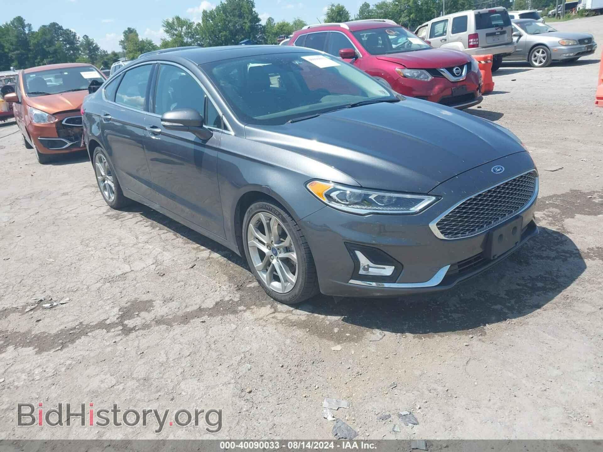 Photo 3FA6P0RU7LR256805 - FORD FUSION 2020