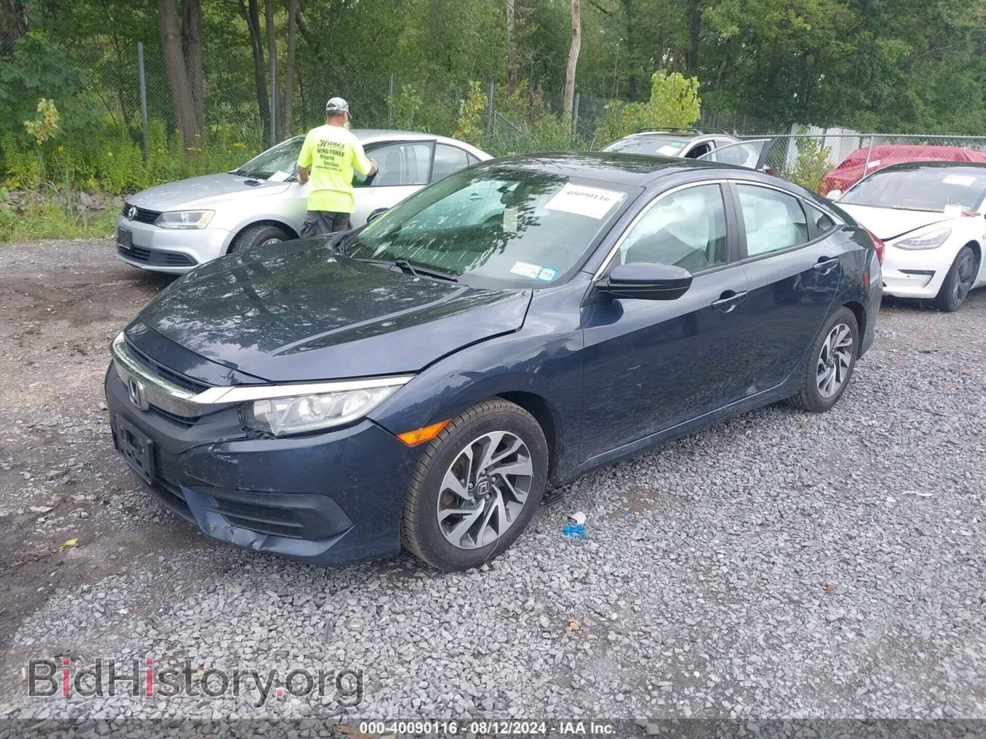 2016 HONDA CIVIC - VIN: 19XFC2F7XGE242703 - Фото 2