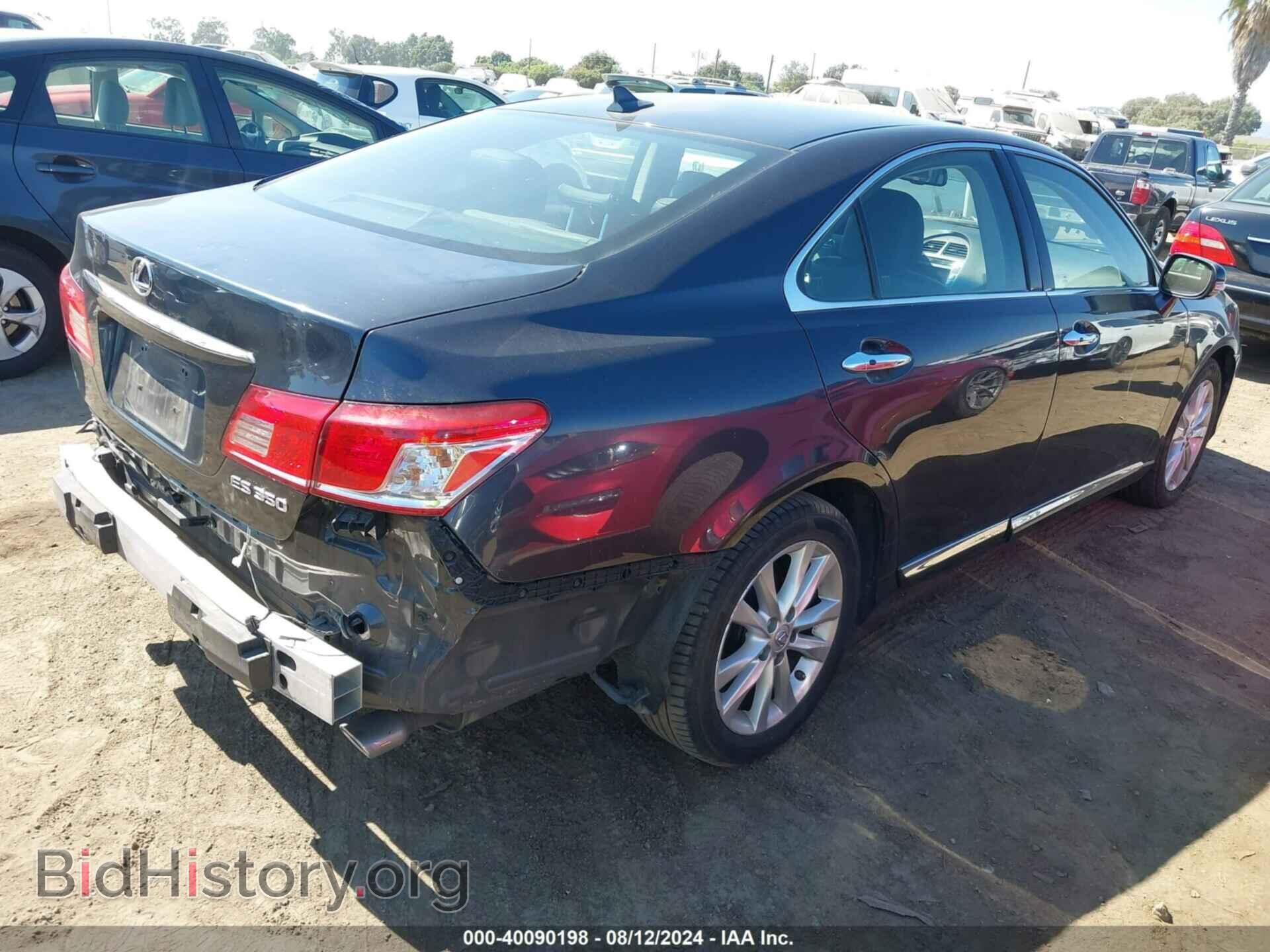 2011 LEXUS ES 350 - VIN: JTHBK1EG2B2440578 - Фото 4