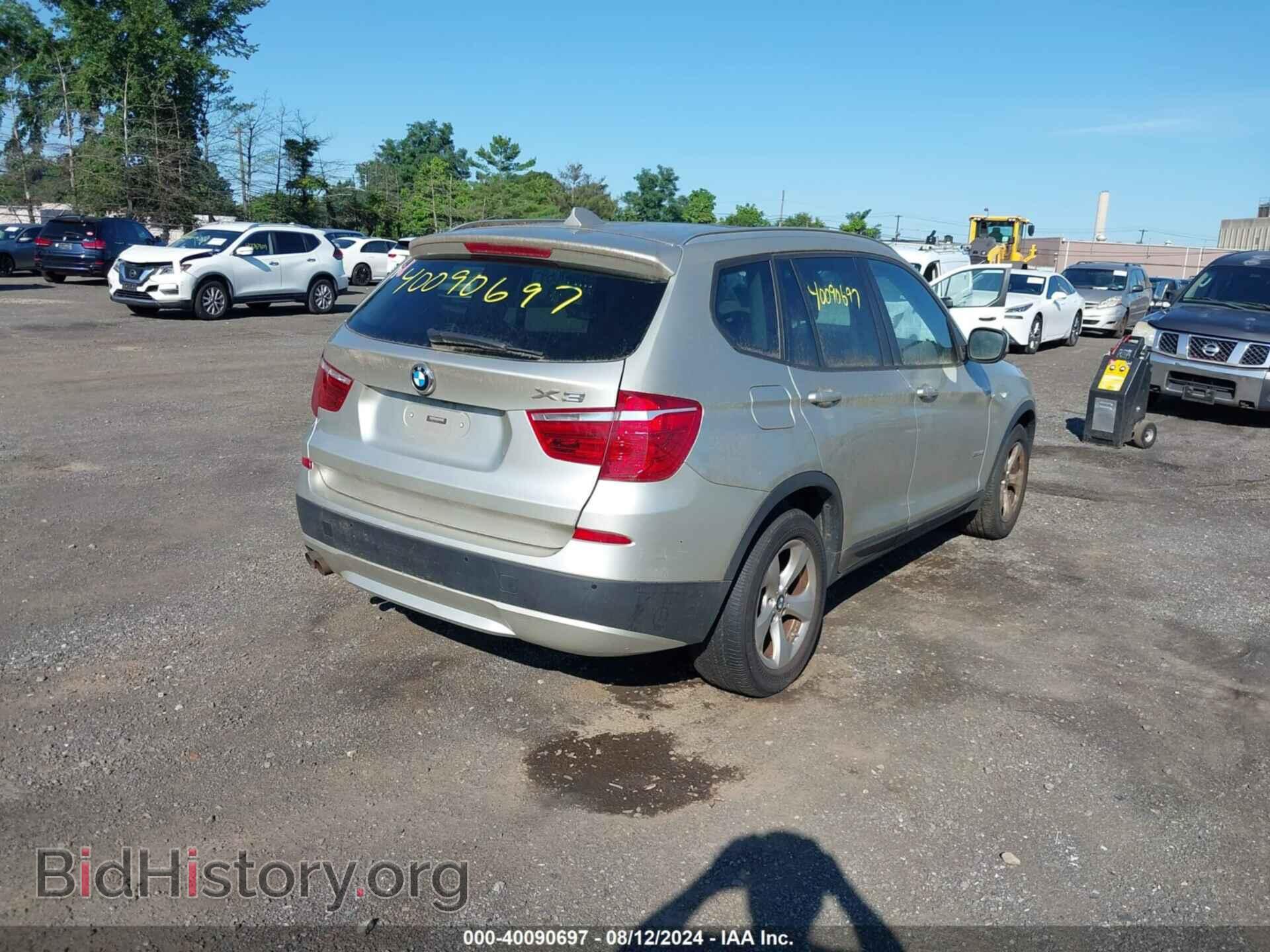 2012 BMW X3 - VIN: 5UXWX5C56CL721130 - Фото 4