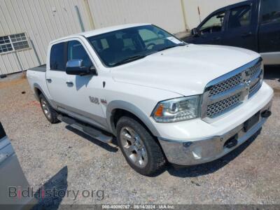 2015 RAM 1500 Laramie, white — VIN 1C6RR6NT0FS535420, IAAI