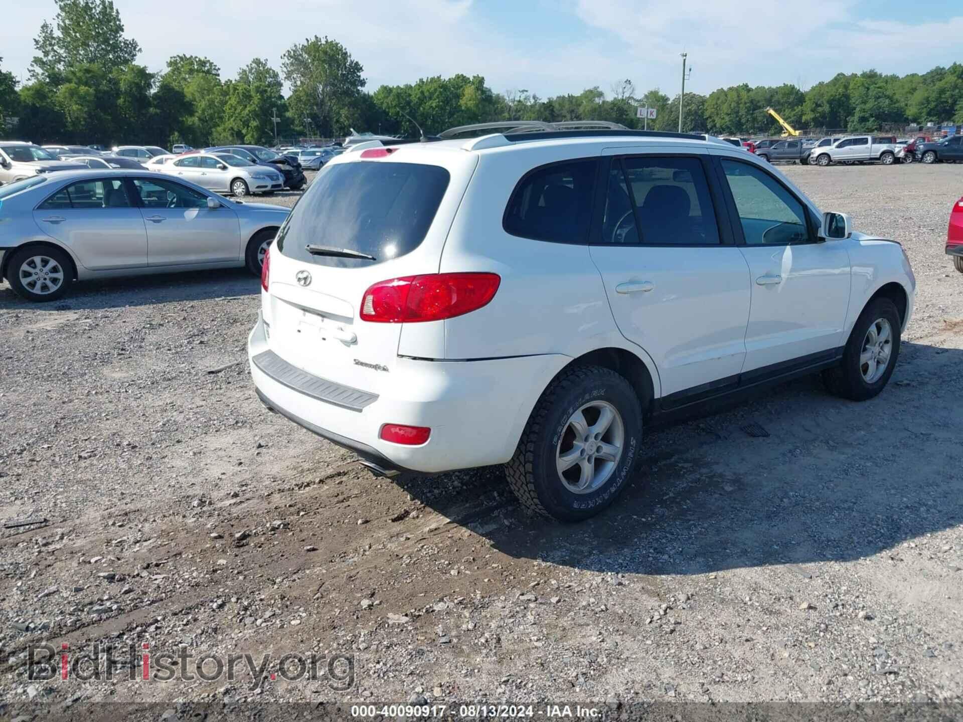 2007 HYUNDAI SANTA FE - VIN: 5NMSG13D07H078099 - Фото 4
