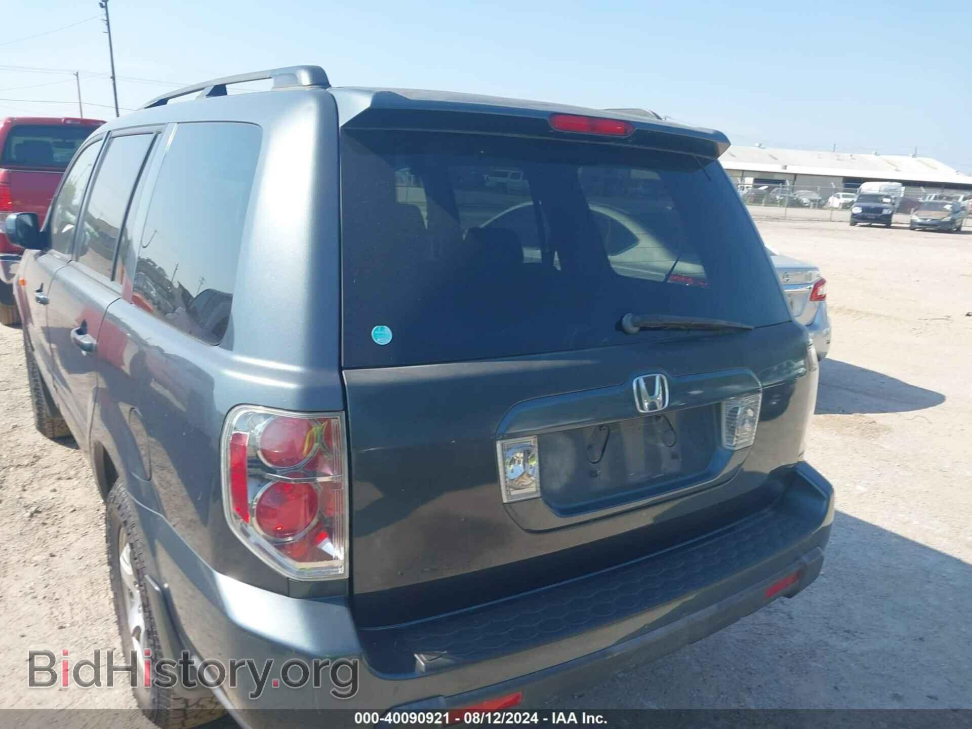 2006 HONDA PILOT - VIN: 2HKYF18426H508805 - Фото 3
